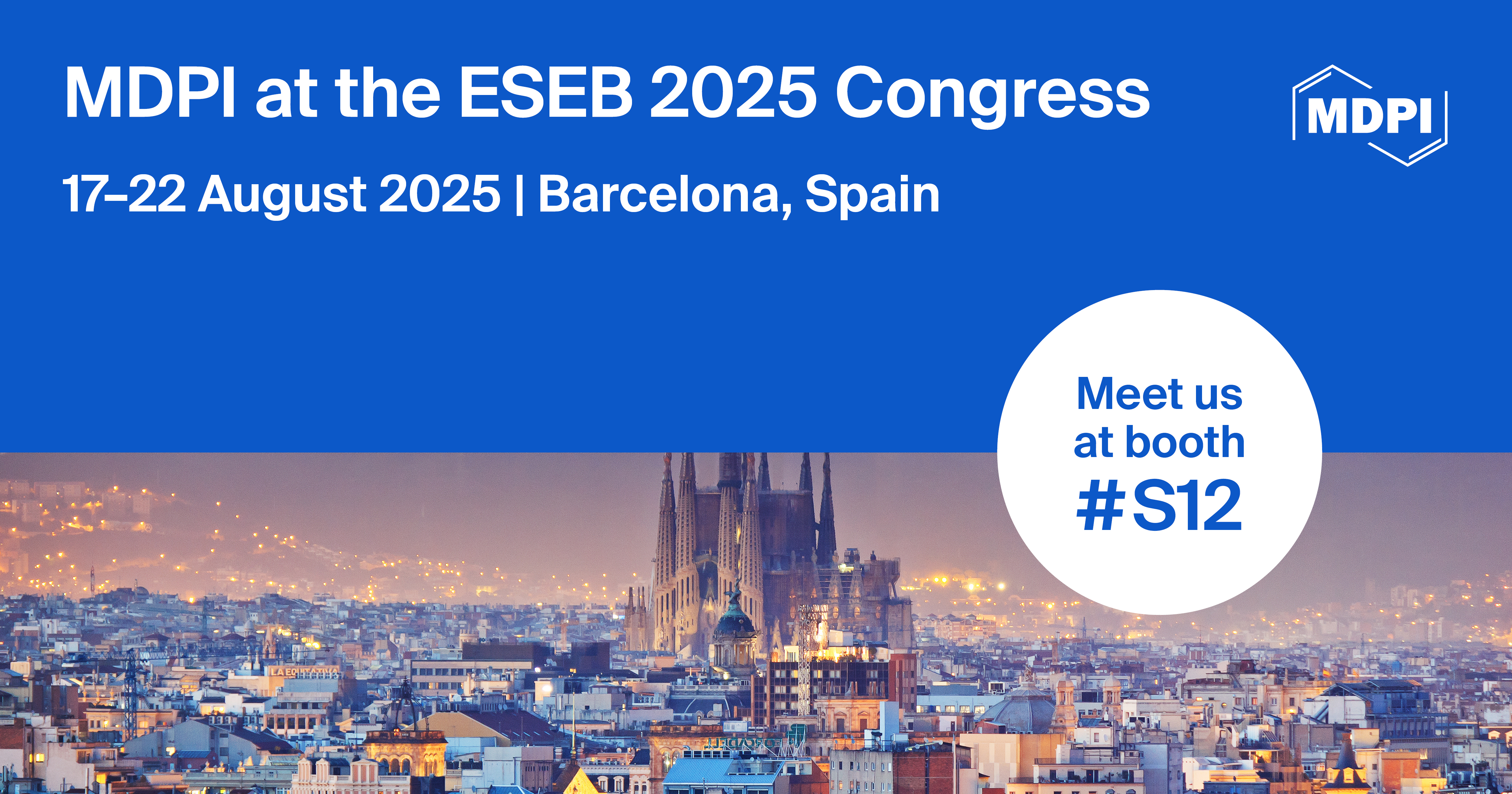 Meet Us at the ESEB 2025 Congress, 17–22 August 2025, Barcelona, Spain