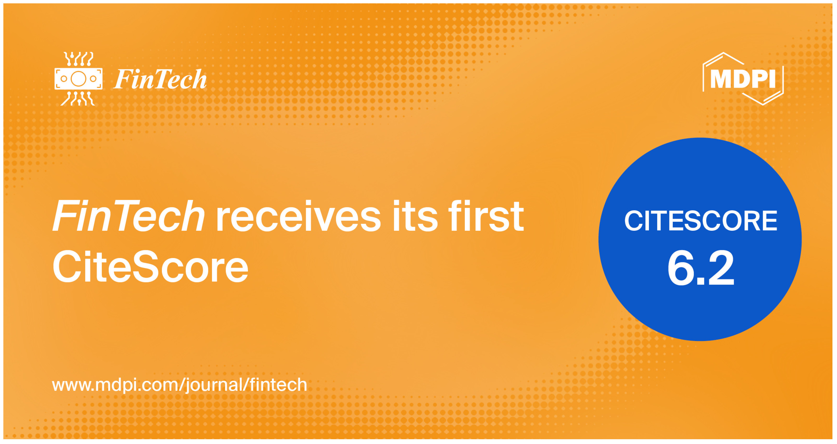 FinTech Receives Its First CiteScore of 6.2