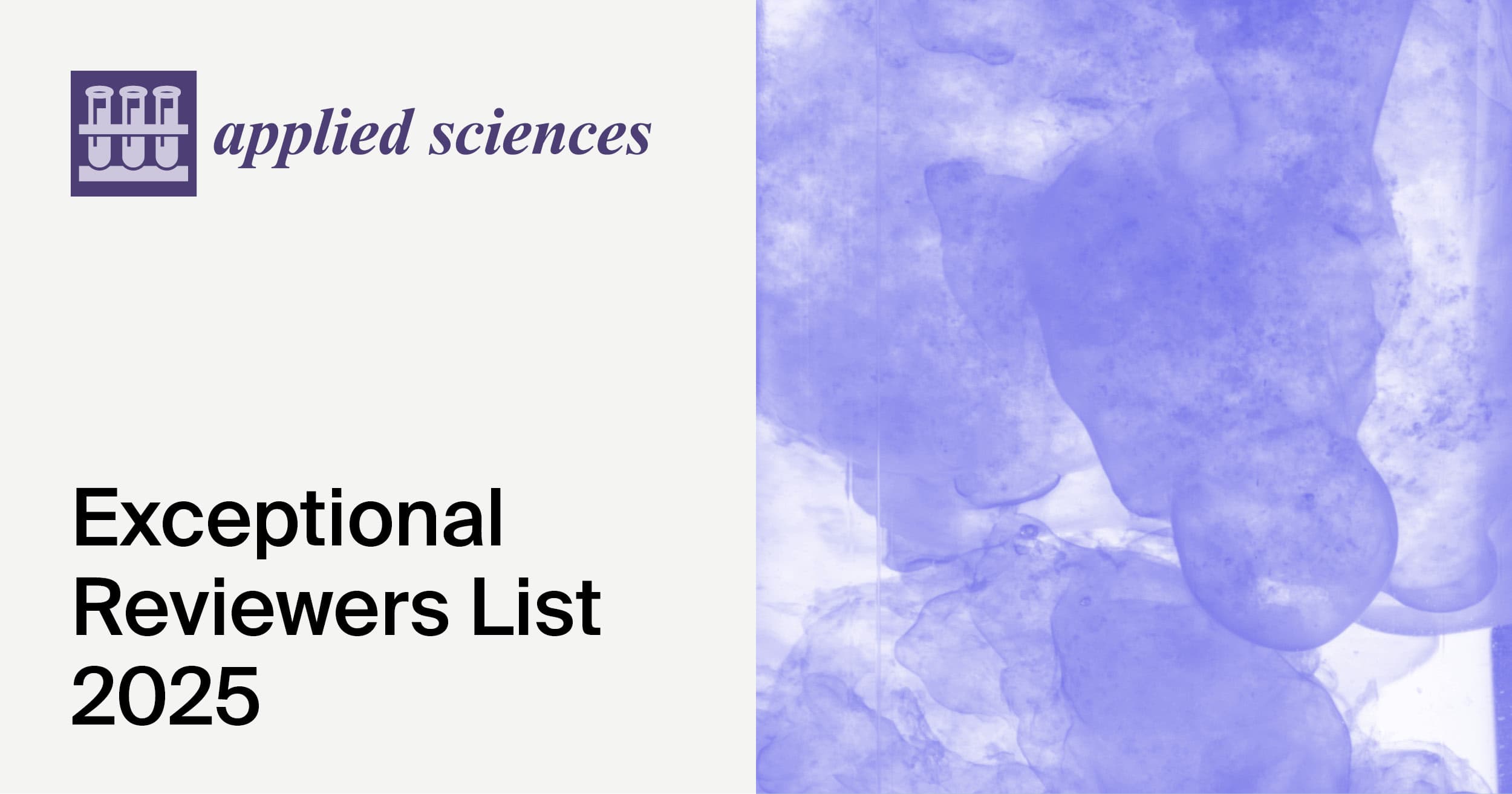 Applied Sciences Exceptional Reviewers List 2025