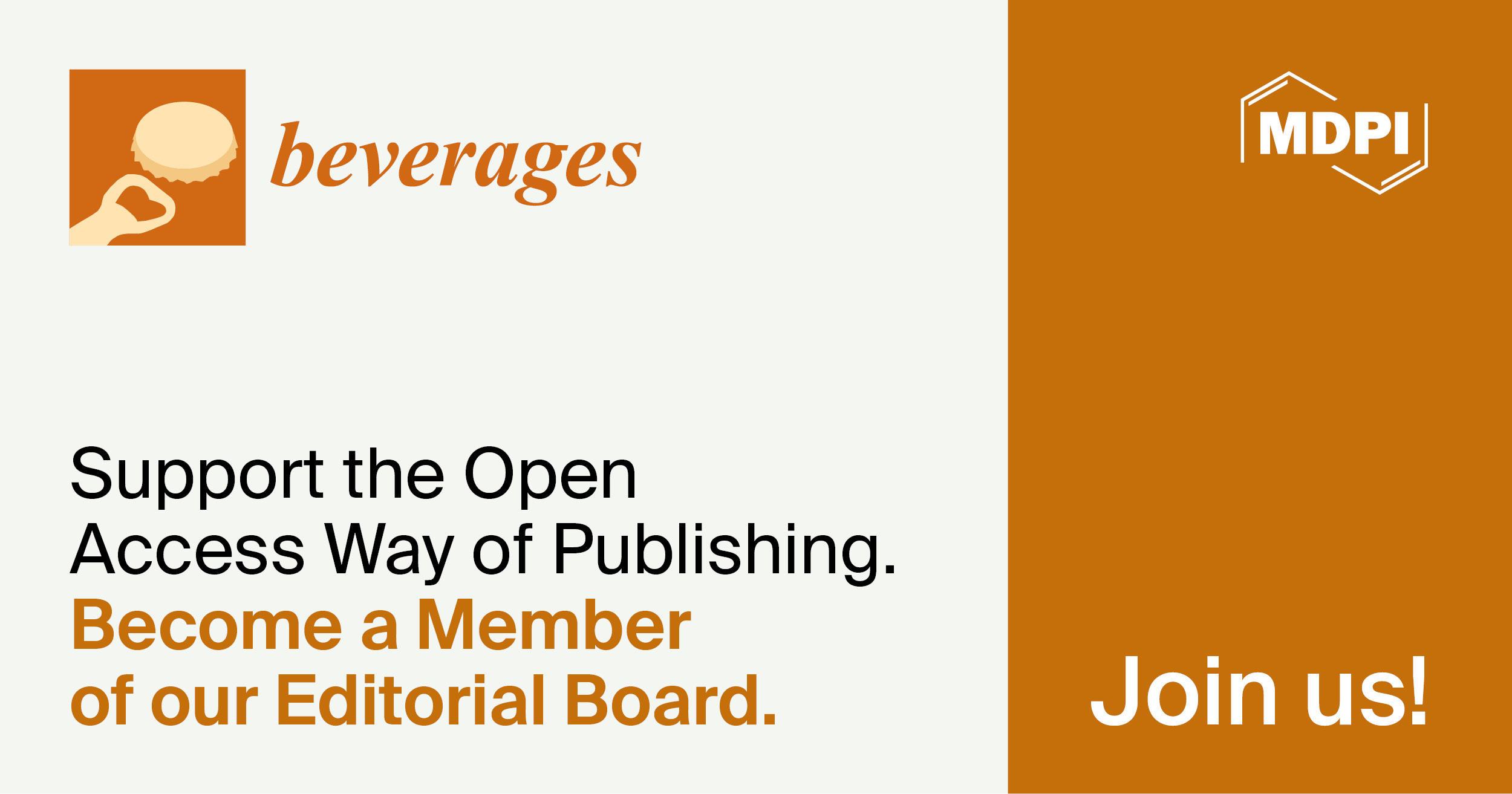 Recruiting Editorial Board Members for Beverages