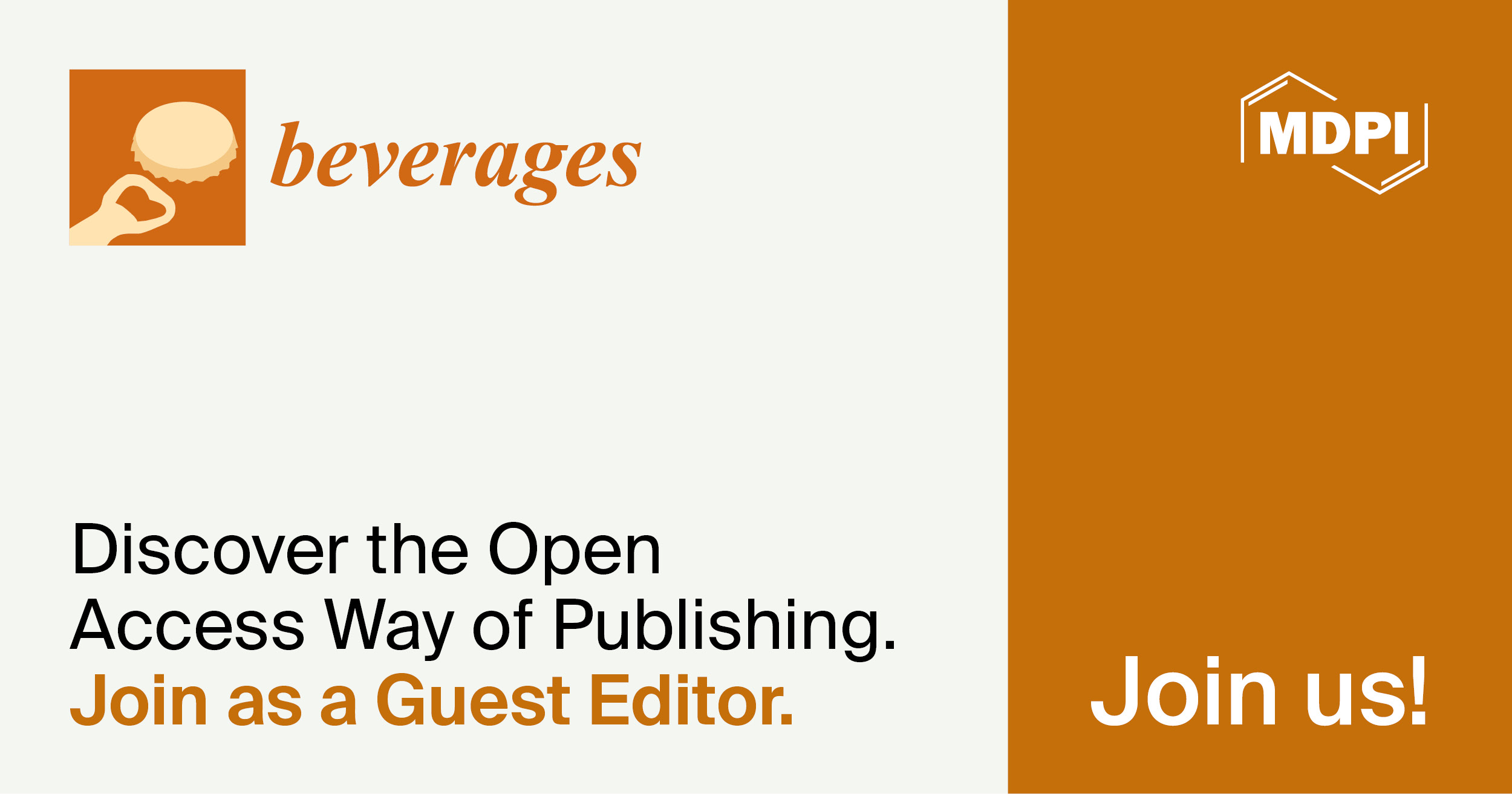 Beverages | Call for Special Issue Proposals for Cutting-Edge Topics and Recruiting Guest Editors