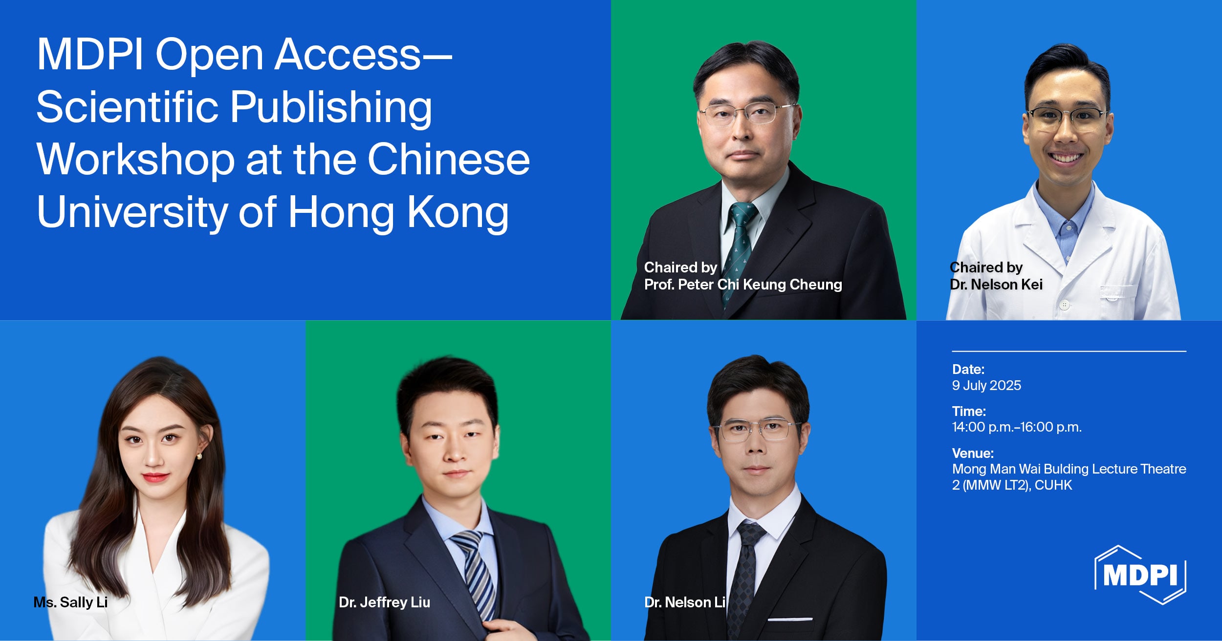 MDPI Open Science Insights: Scientific Publishing Workshop at the Chinese University of Hong Kong, 9 July 2025
