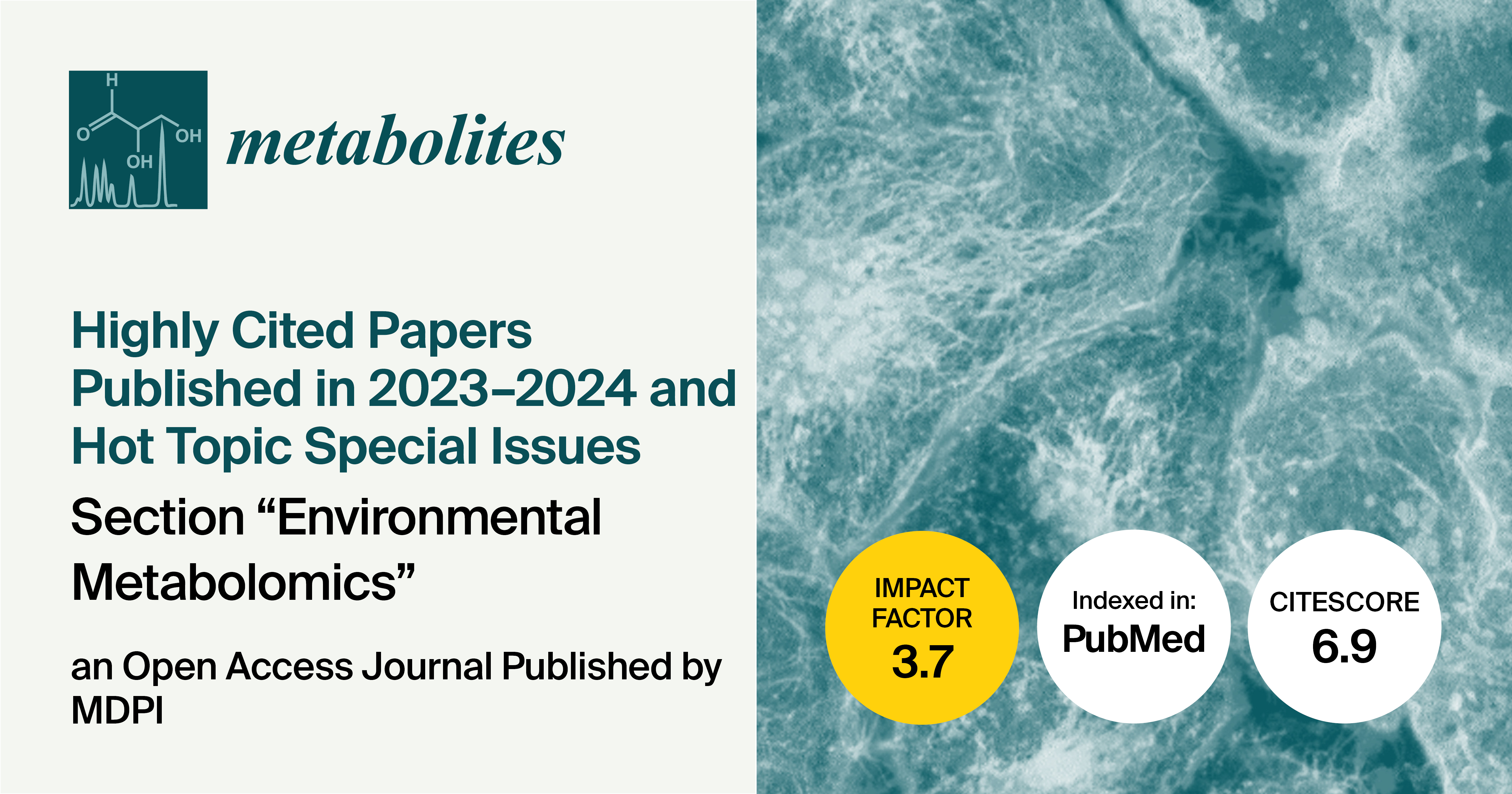 Metabolites | Highly Cited Papers Published in 2023–2024 and Hot Topic Special Issues in the “Environmental Metabolomics” Section