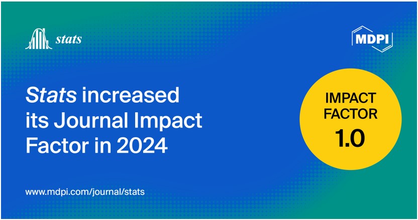 Stats Receives an Updated Impact Factor of 1.0