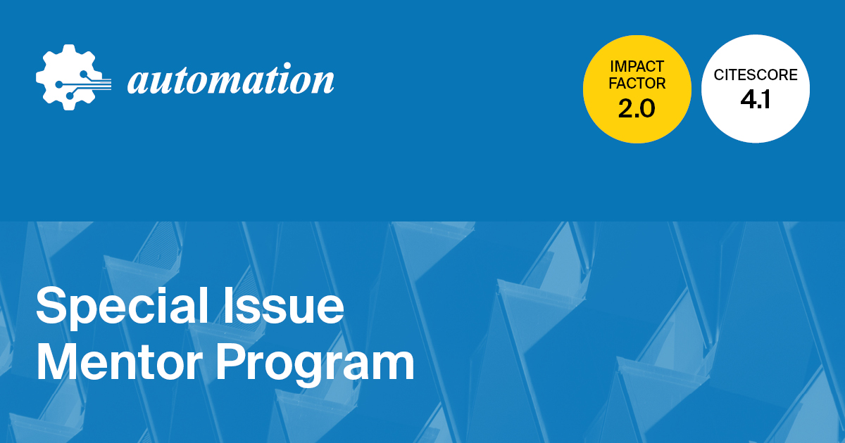 Automation | Special Issue Mentor Program