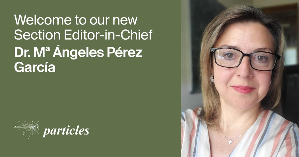 Dr. Mª Ángeles Pérez García Appointed Section Editor-in-Chief of Section “Astroparticle Physics and Cosmology” in Particles