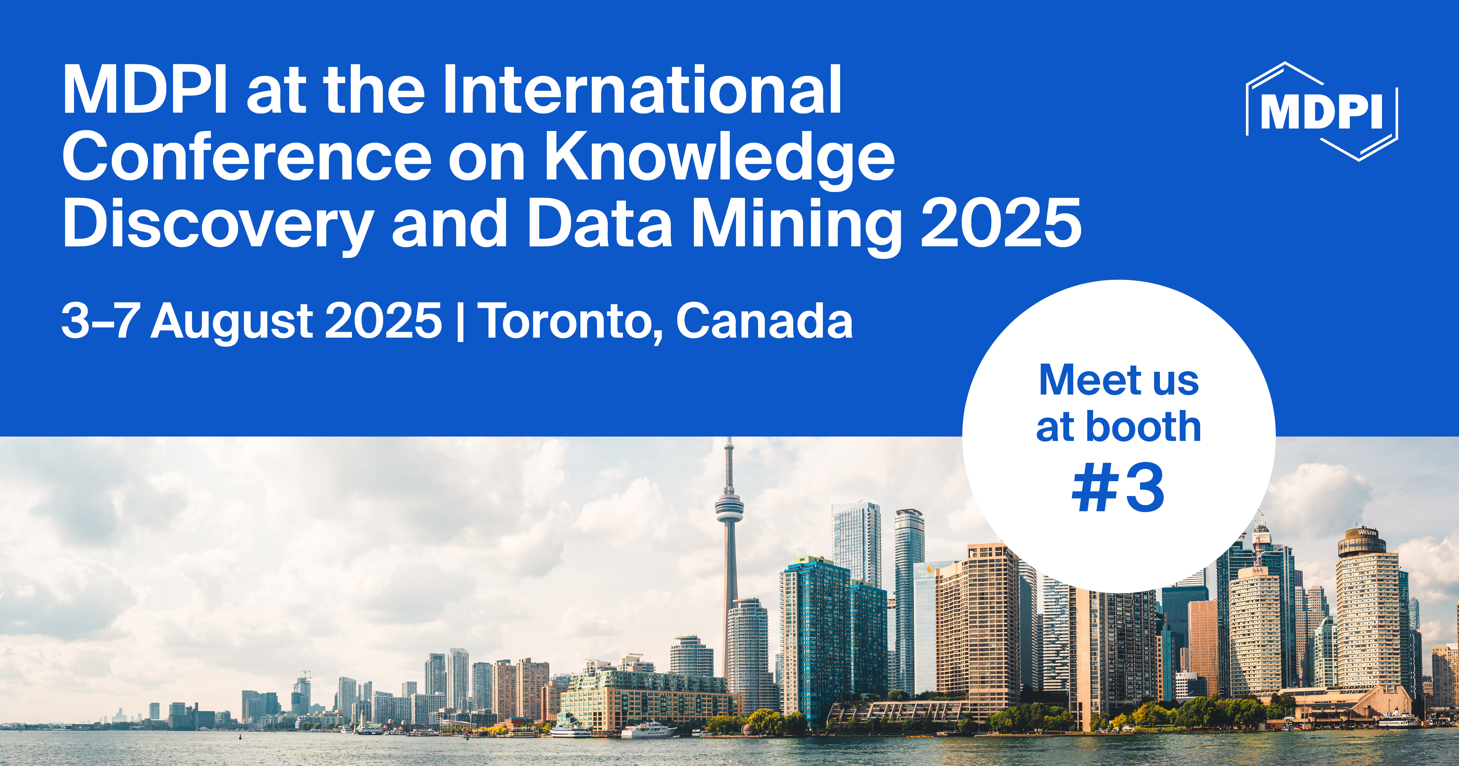 Meet Us at the International Conference on Knowledge Discovery and Data Mining 2025, 3&ndash;7 August 2025, Toronto, Canada