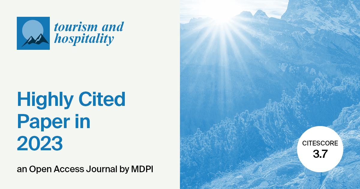 <em>Tourism and Hospitality </em>| Highly Cited Papers Published in 2023