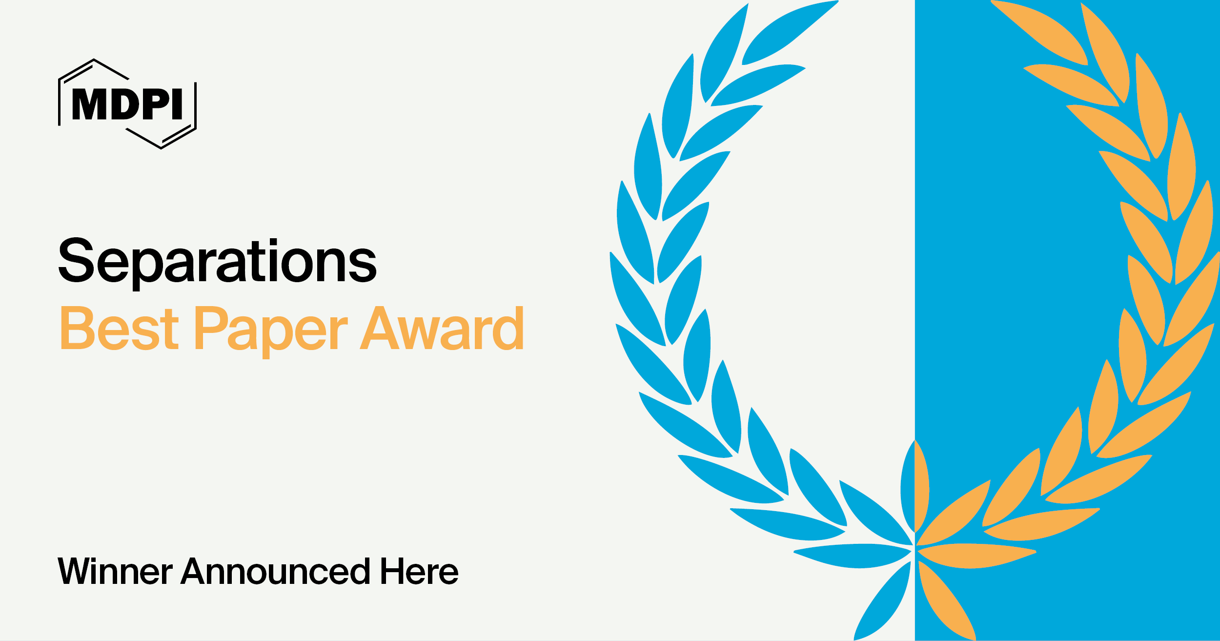 Separations Best Paper Award—Winners Announced