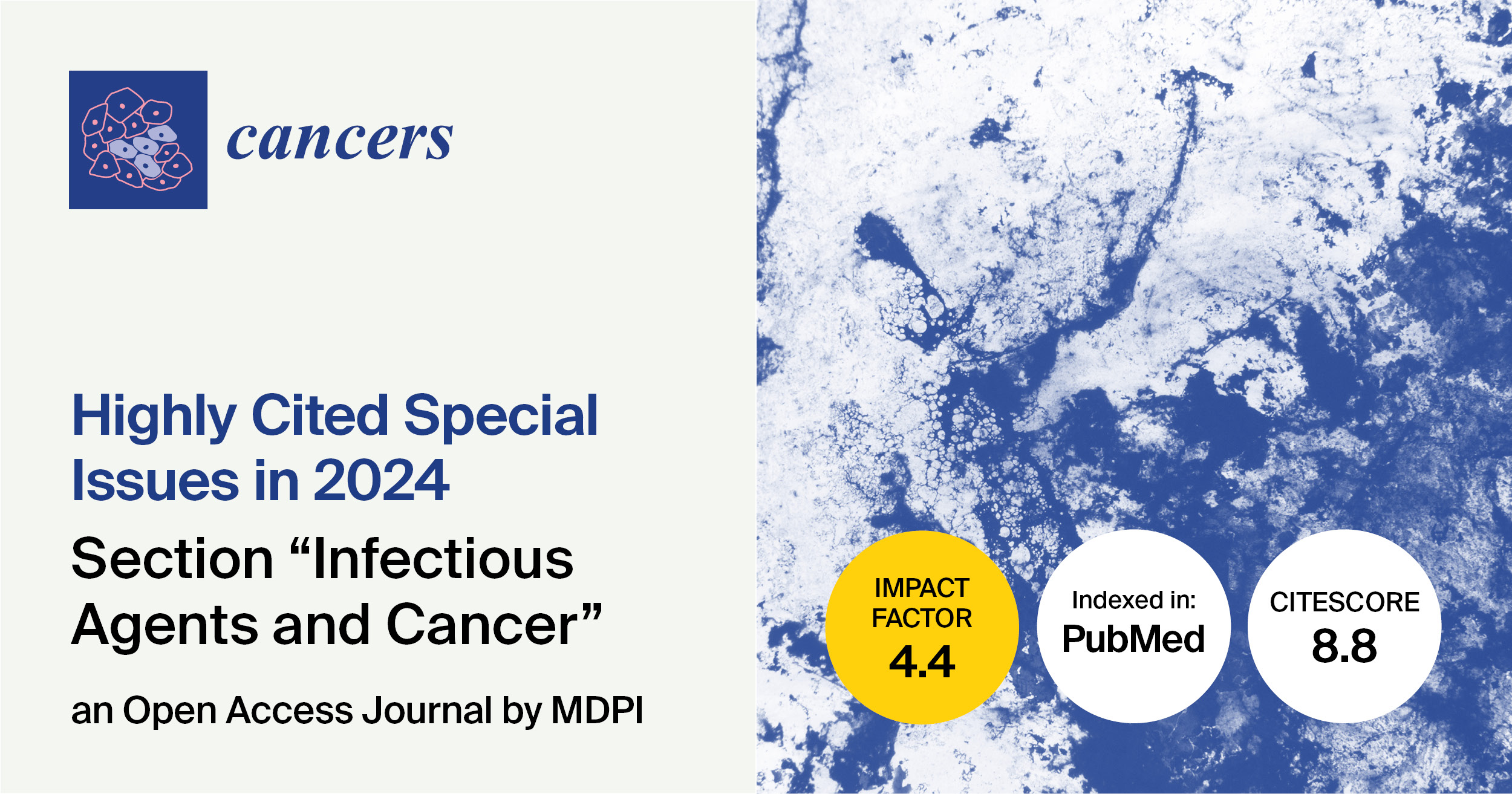 Cancers | Highly Cited Special Issues in 2024 in the “Infectious Agents and Cancer” Section