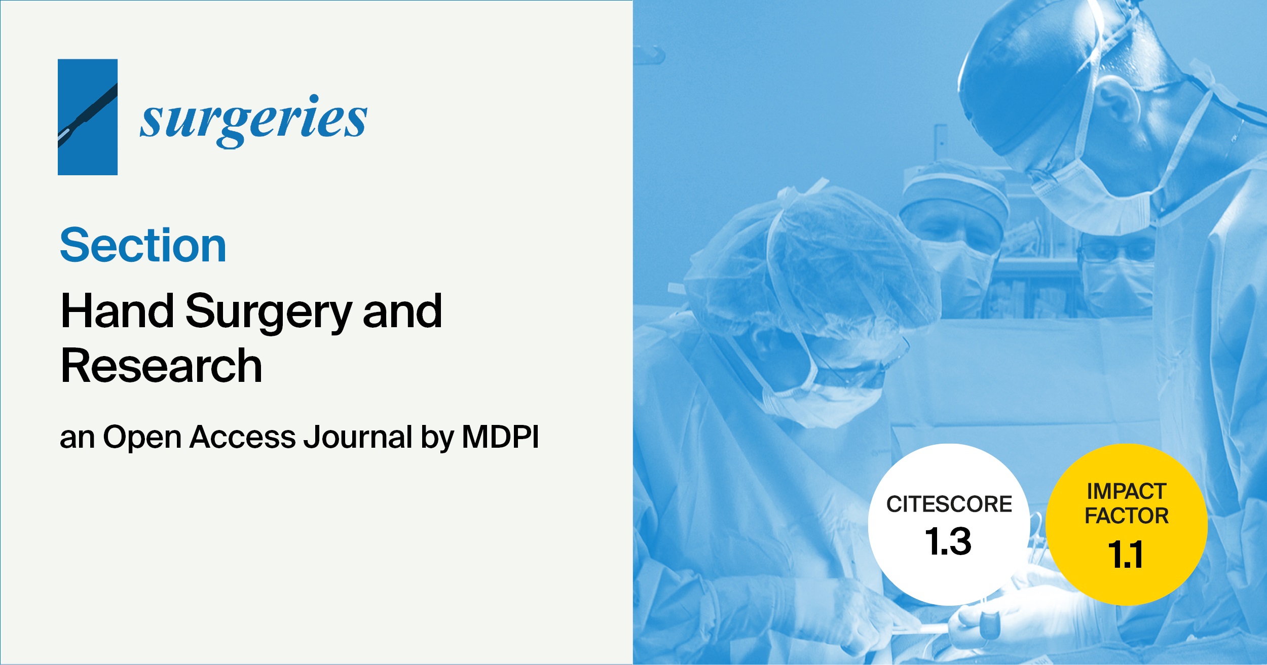 Surgeries | New Section “Hand Surgery and Research” Established