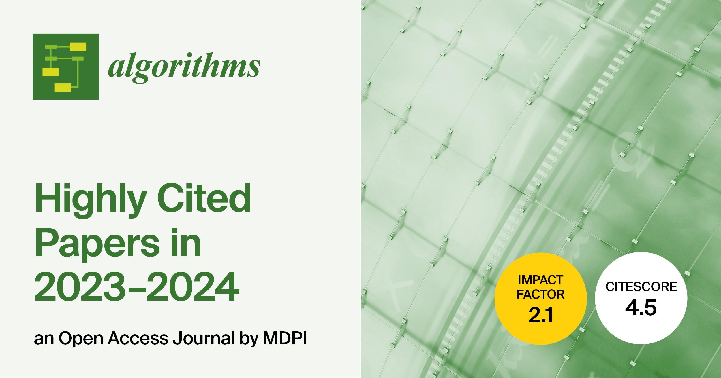 Algorithms | Highly Cited Papers Published in 2023–2024