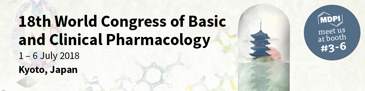 Meet Us at the 18th World Congress of Basic and Clinical Pharmacology in Kyoto
