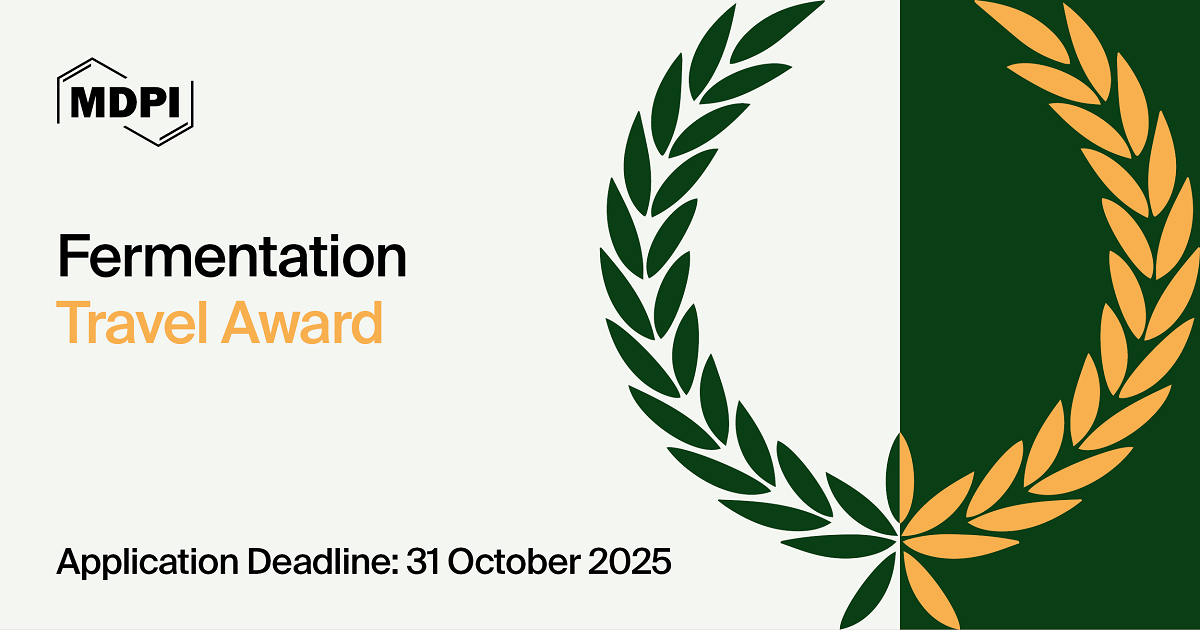 Fermentation Travel Award—Open for Applications