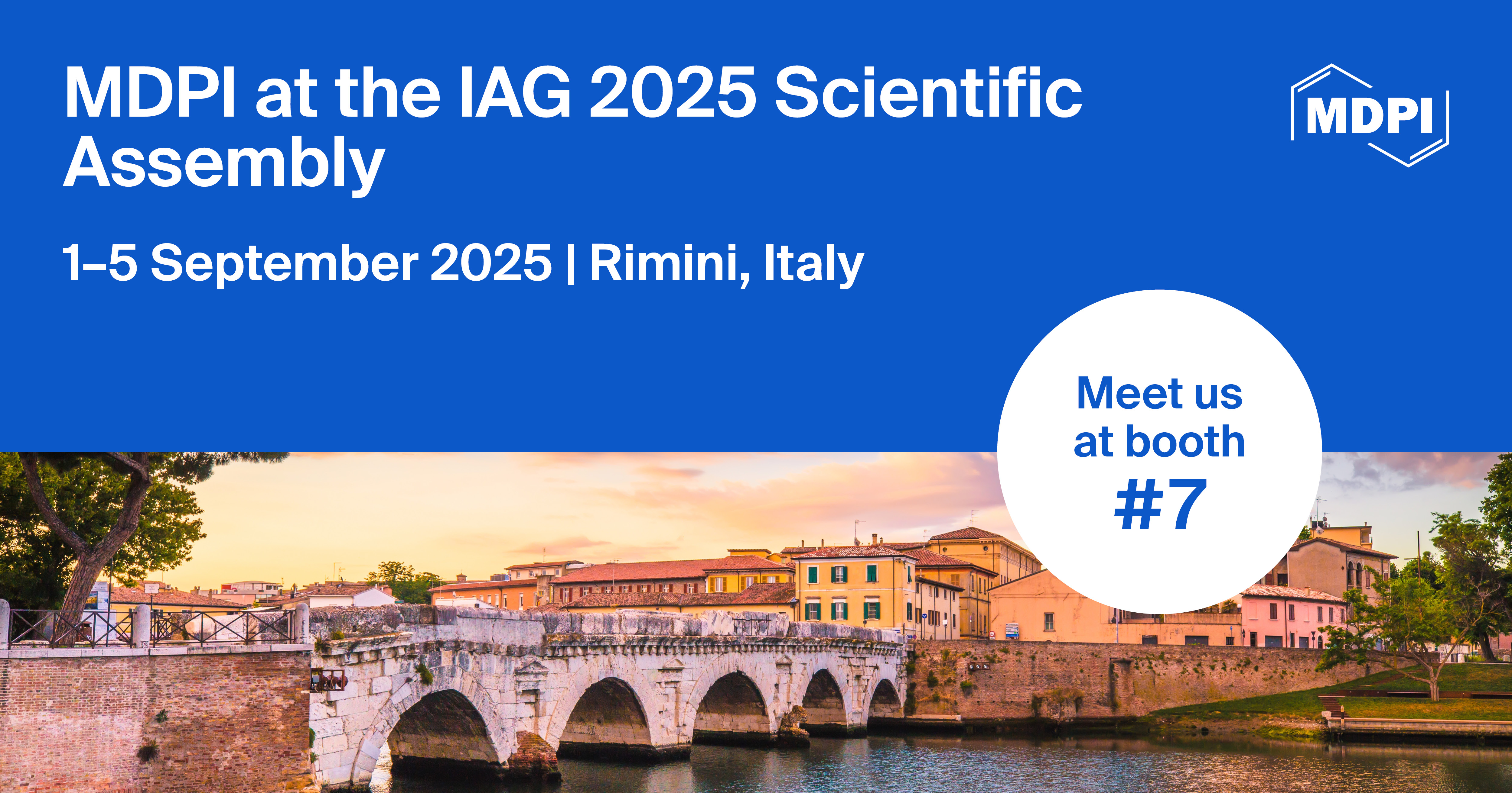<strong>Meet Us at the IAG 2025 Scientific Assembly, 1&ndash;5 September 2025, Rimini, Italy</strong>