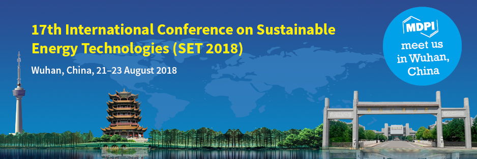 Meet us at the 17th International Conference on Sustainable Energy Technologies in Wuhan, China