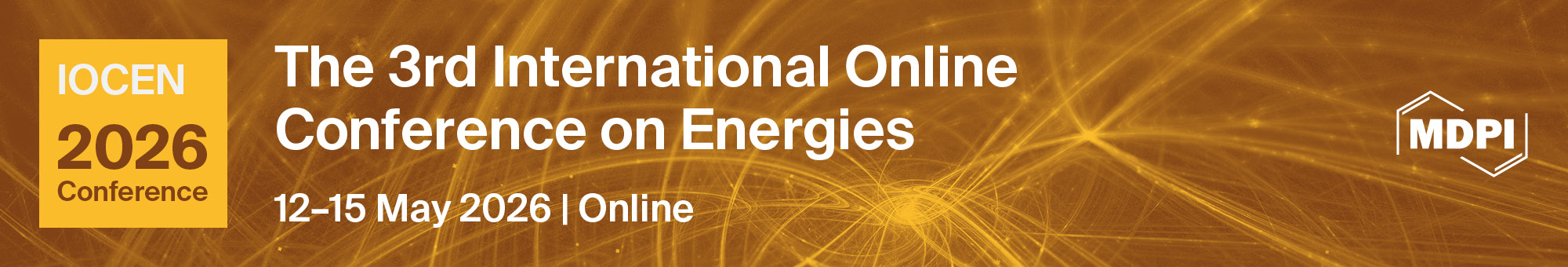 Meet Us Virtually at the 3rd International Online Conference on Energies (IOCEN 2026), 12–15 May 2026