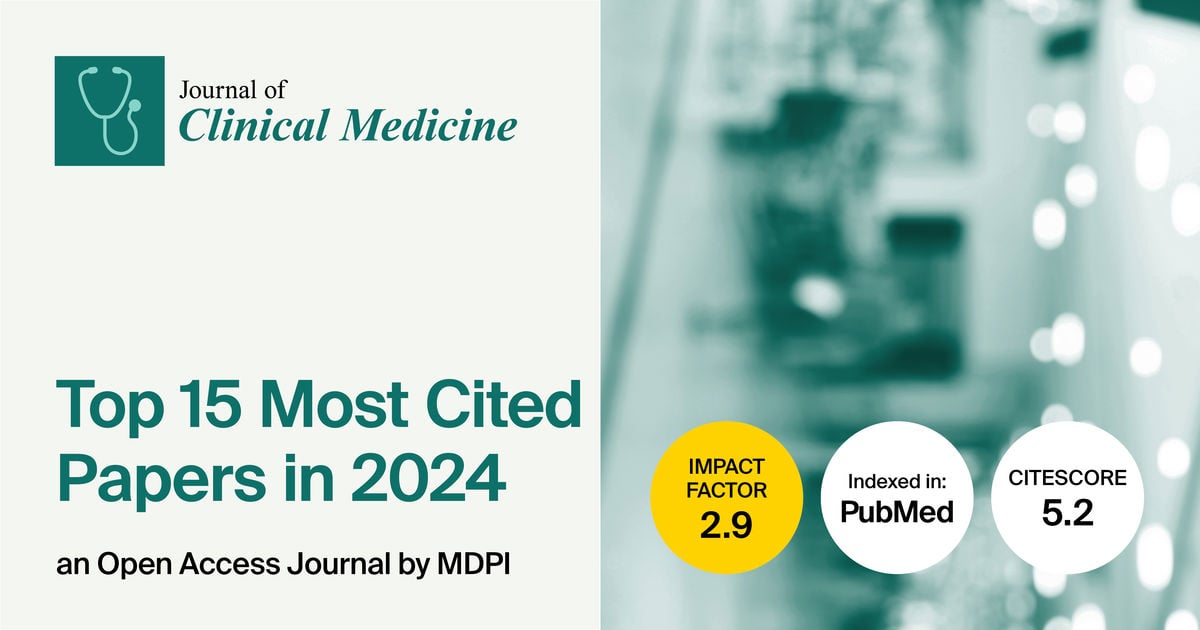 Journal of Clinical Medicine | Top 15 Most Cited Papers Published in 2024
