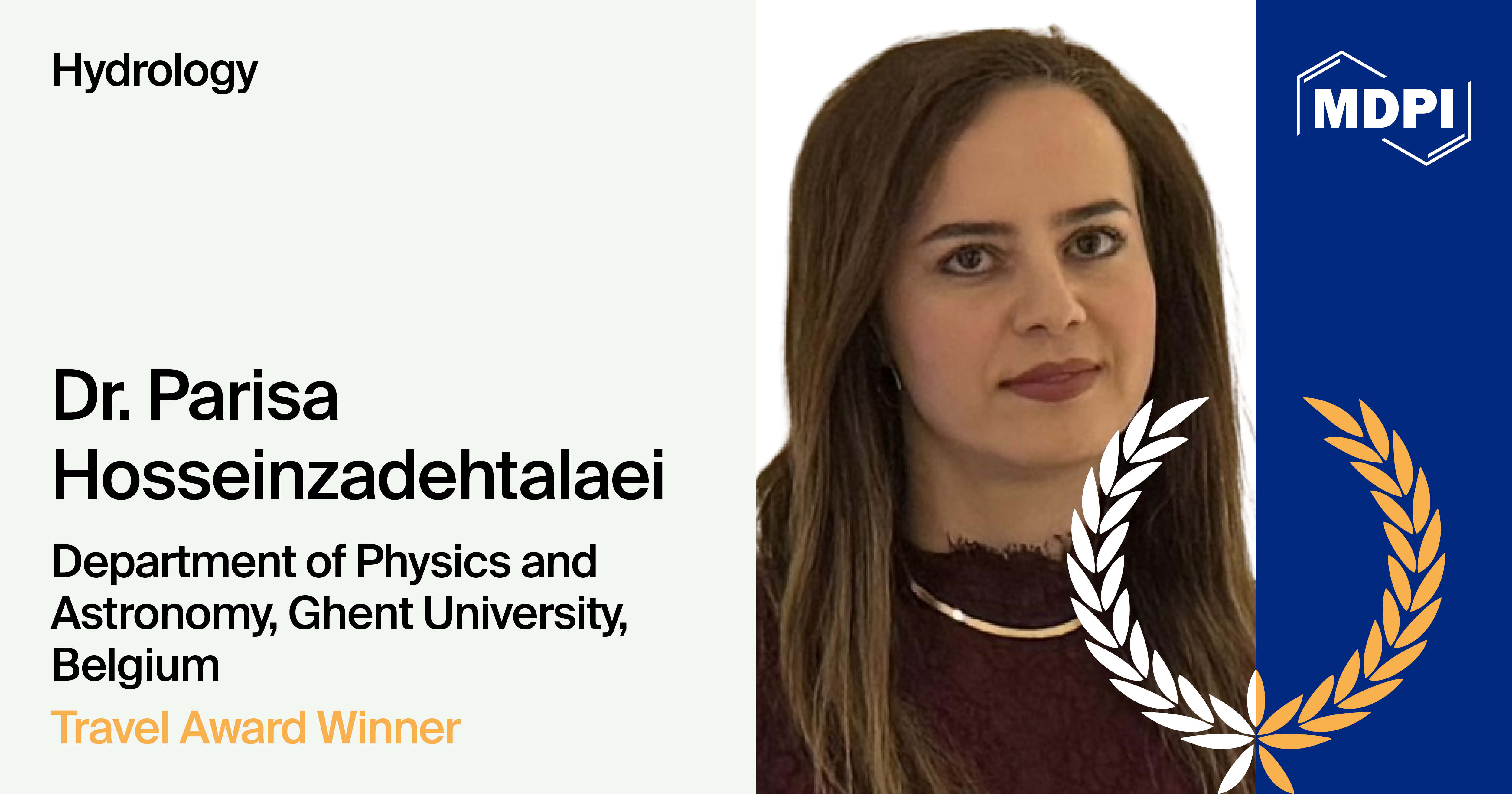 Hydrology Travel Award—Winner Announced