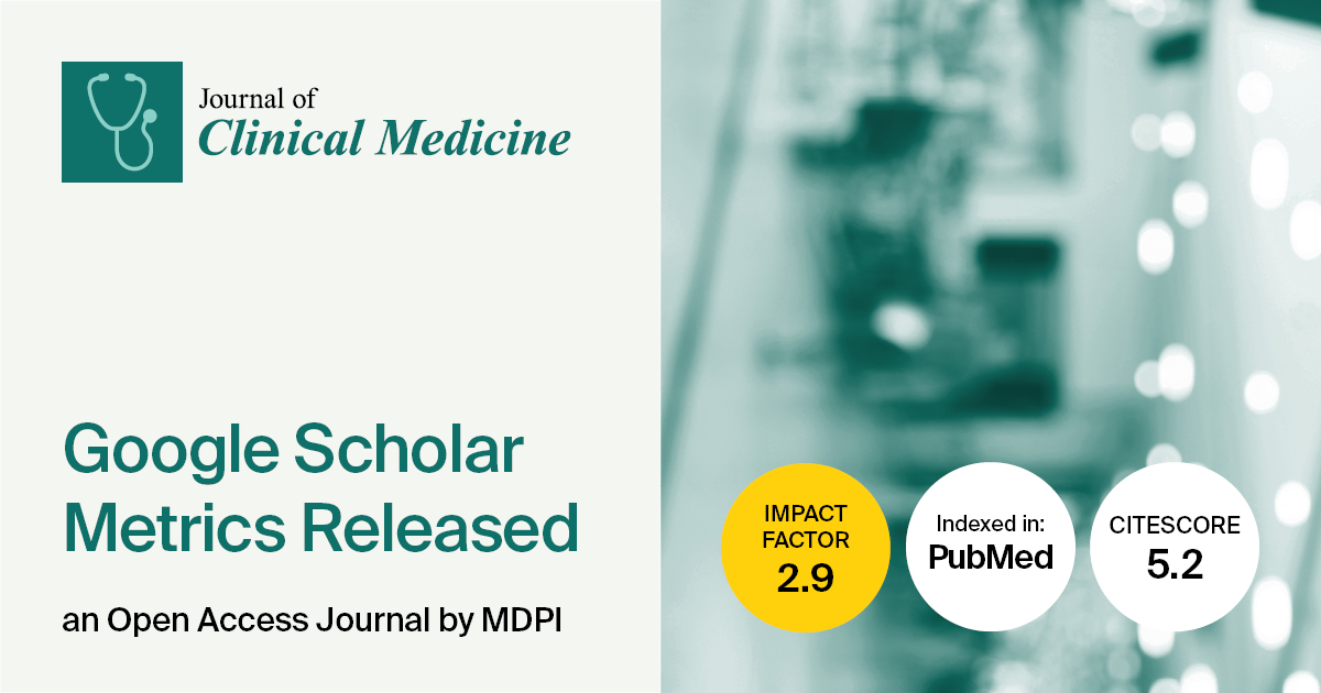 Journal of Clinical Medicine | 2025 Google Scholar Metrics Released