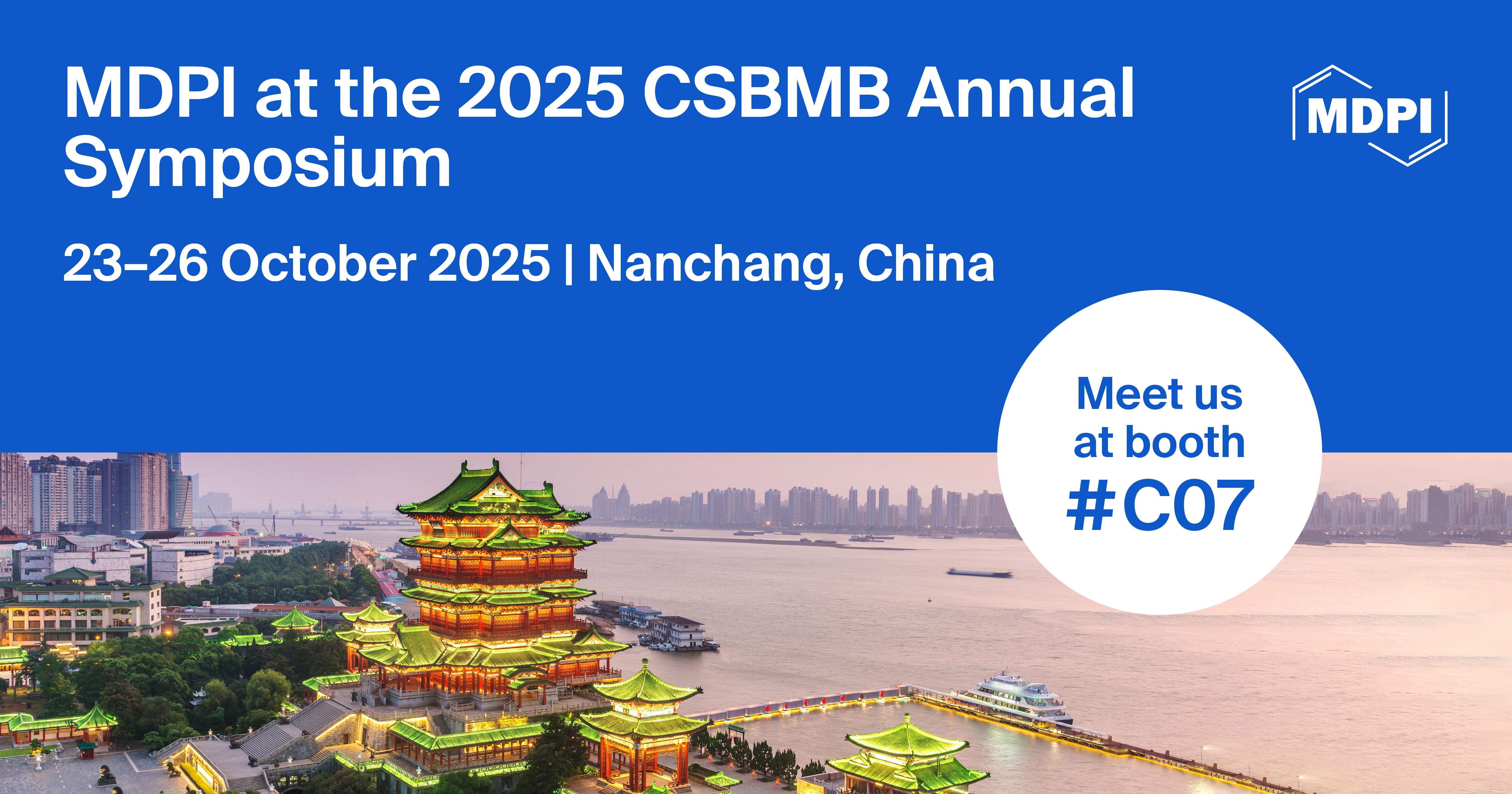 <strong>Meet Us at the 2025 CSBMB Annual Symposium, 23–26 October 2025, Nanchang, China</strong>