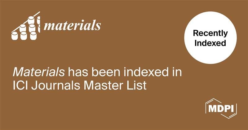 Materials Accepted into ICI Journals Master List