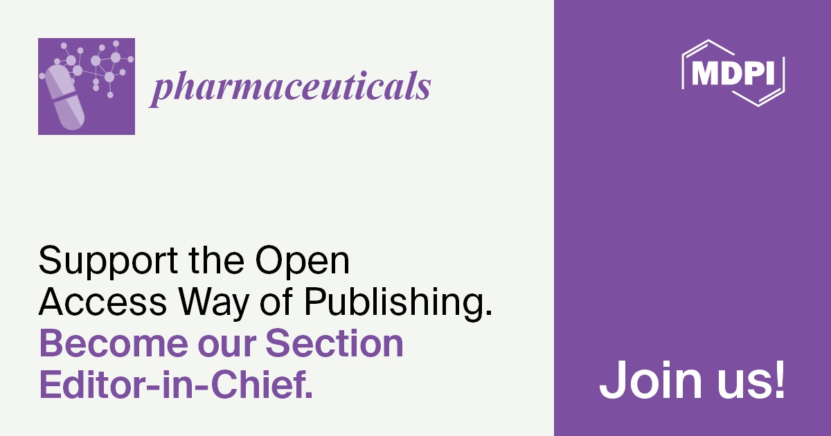 Pharmaceuticals | Recruiting Section Editor-in-Chief for the “AI in Drug Development” Section