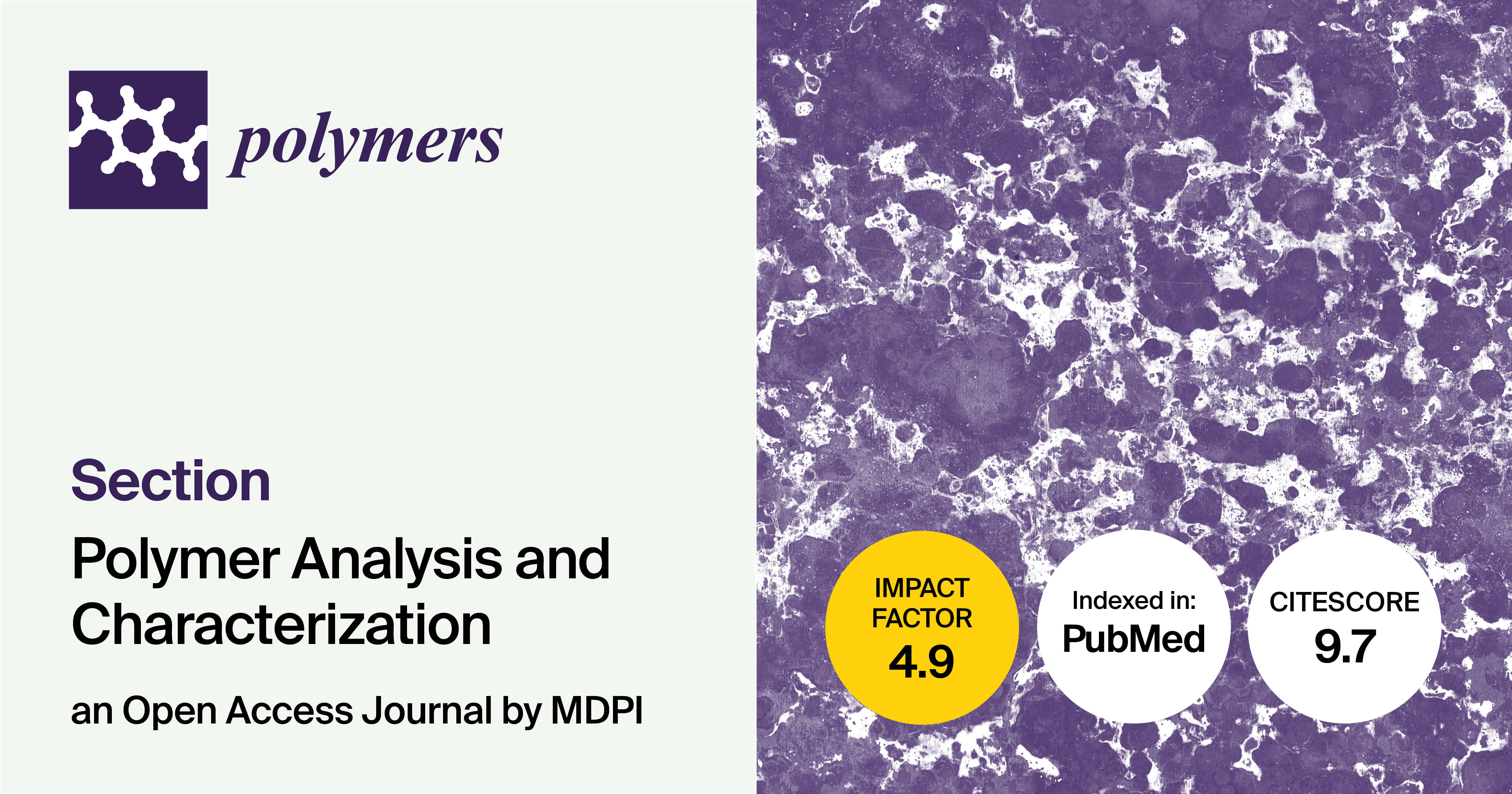 Polymers | Selected Papers in 2023–2024 in the Section “Polymer Analysis and Characterization”
