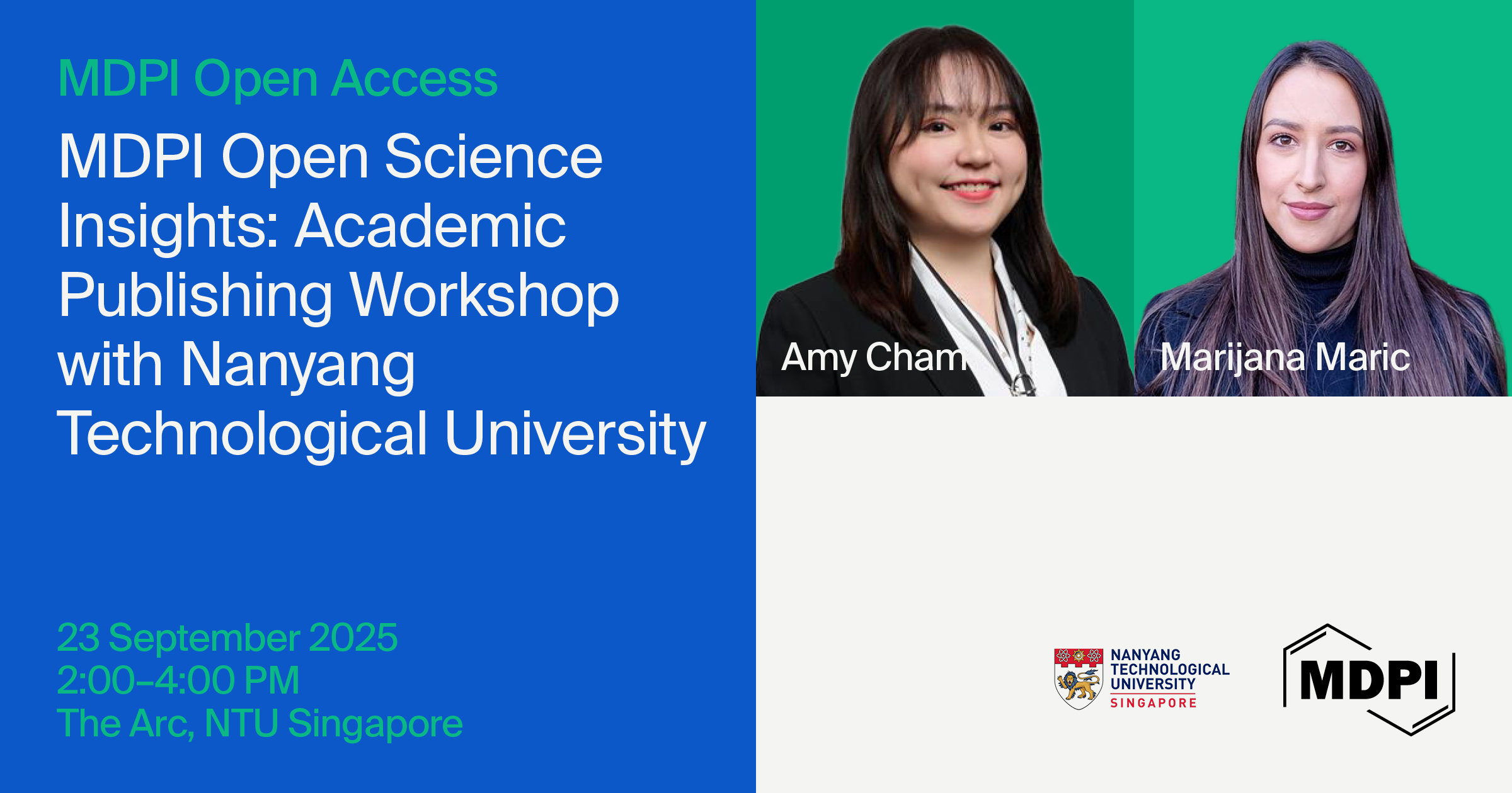 MDPI Open Insights: Academic Publishing Workshop Held at Nanyang Technological University, School of Mechanical and Aerospace Engineering on 23 September 2025