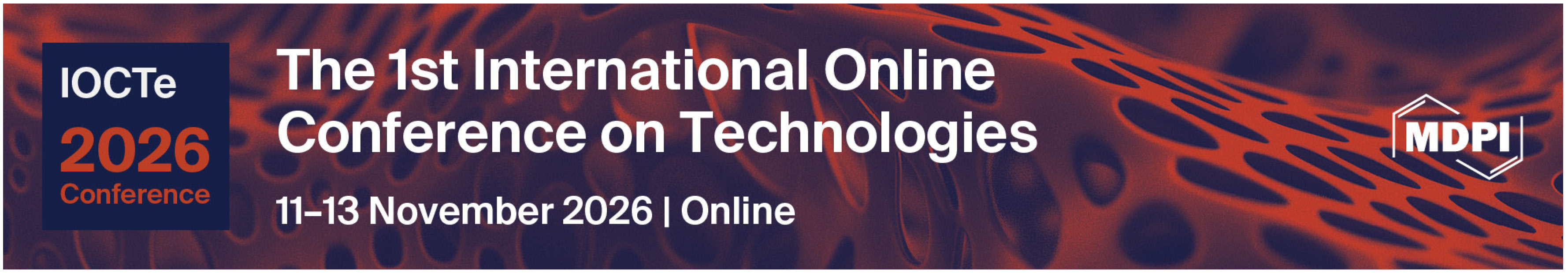 Meet Us at the 1st Online Conference on Technologies, 11–13 November 2026