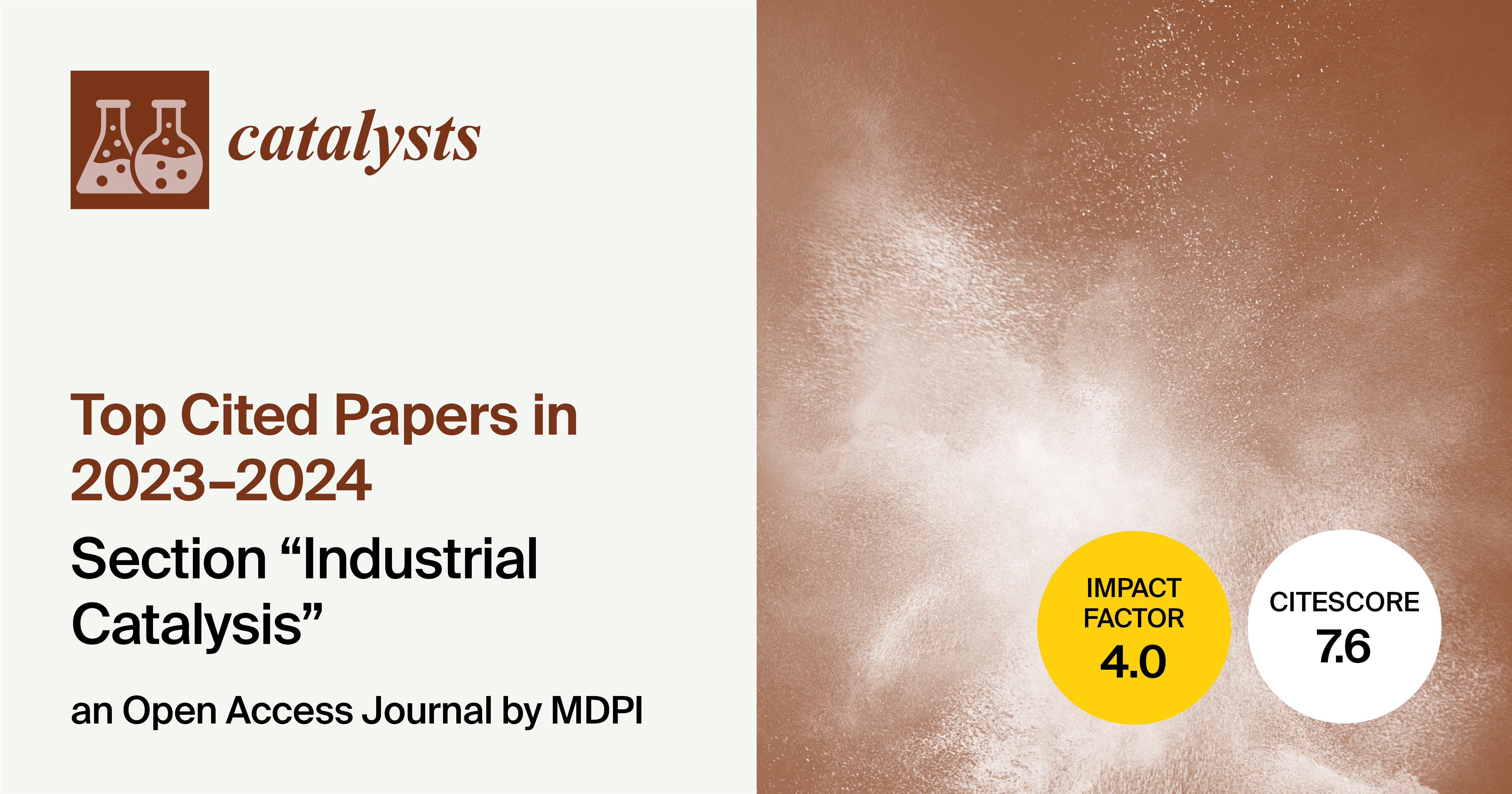 <em>Catalysts </em>| Top Cited Papers in 2023–2024 from the “Industrial Catalysis” Section