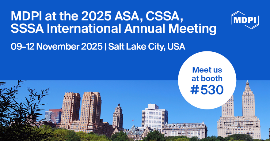 Meet Us at the 2025 ASA, CSSA, SSSA International Annual Meeting, 9–12 November 2025, Salt Lake City, USA