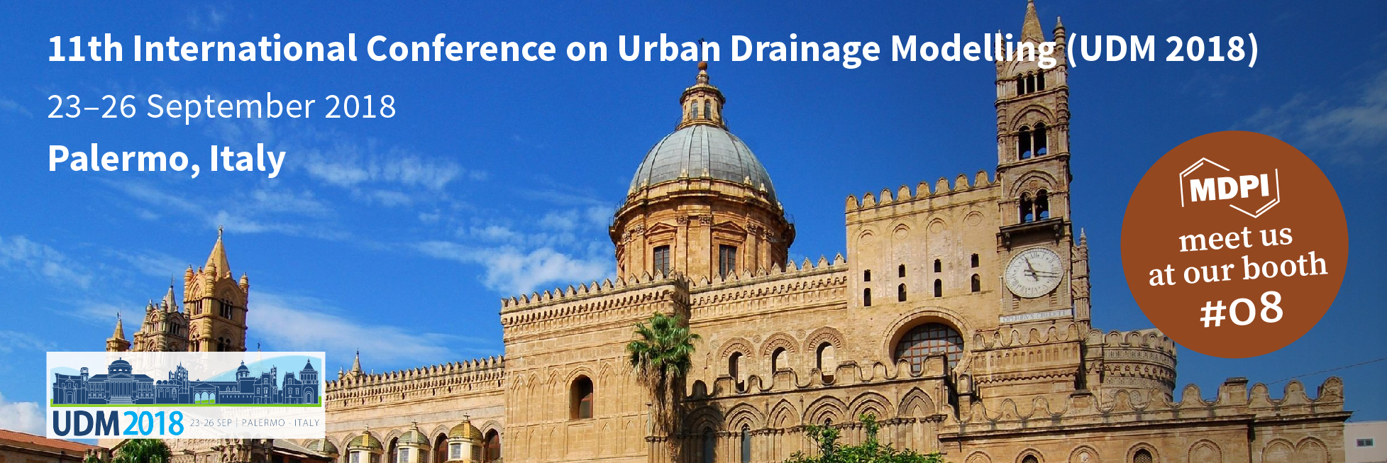 Meet us at UDM 2018 in Palermo, Italy, 23–26 September 2018