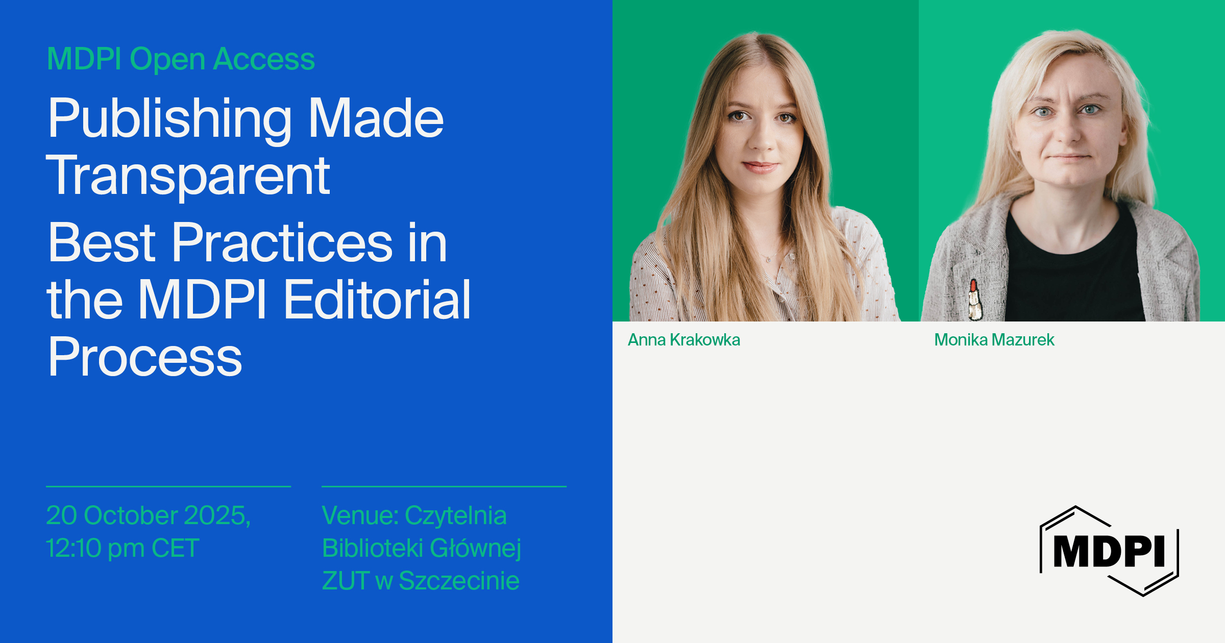 MDPI Open Science Insights: Publishing Made Transparent—Best Practices in the MDPI Editorial Process, 20 October 2025