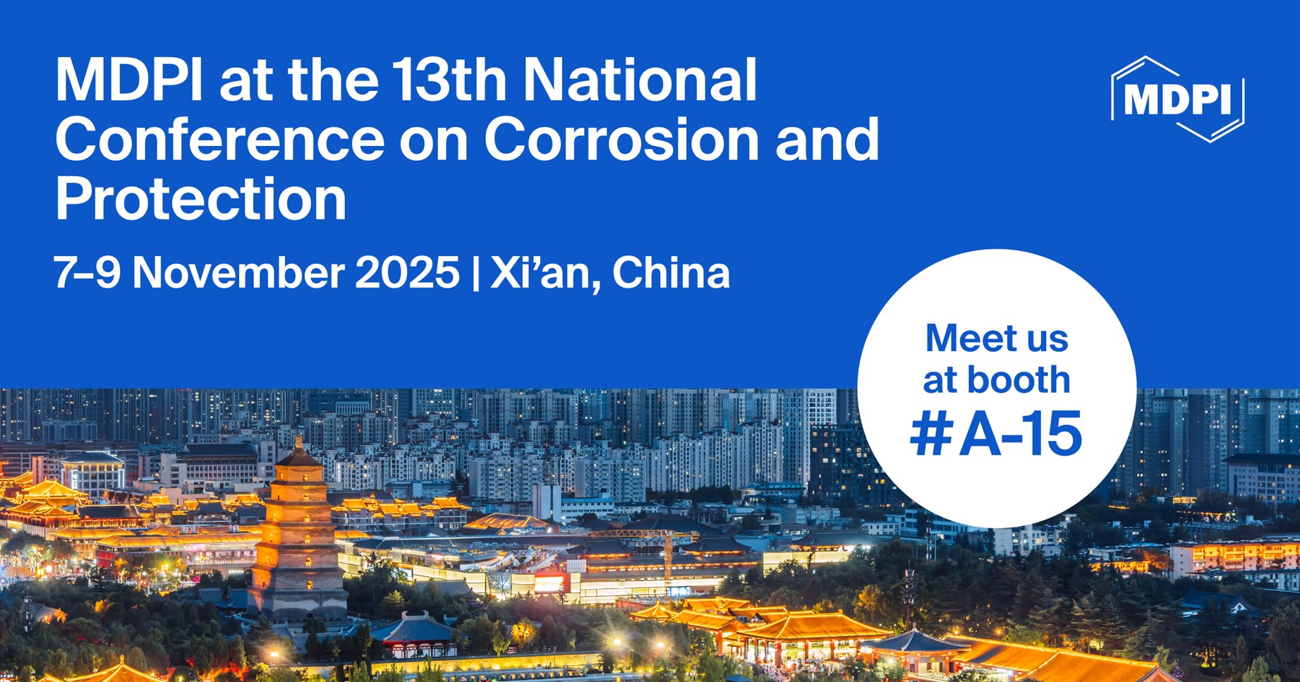 <strong>Meet Us at the 13<sup>th</sup> National Conference on Corrosion and Protection, 7–9 November 2025, Xi’an, China</strong>