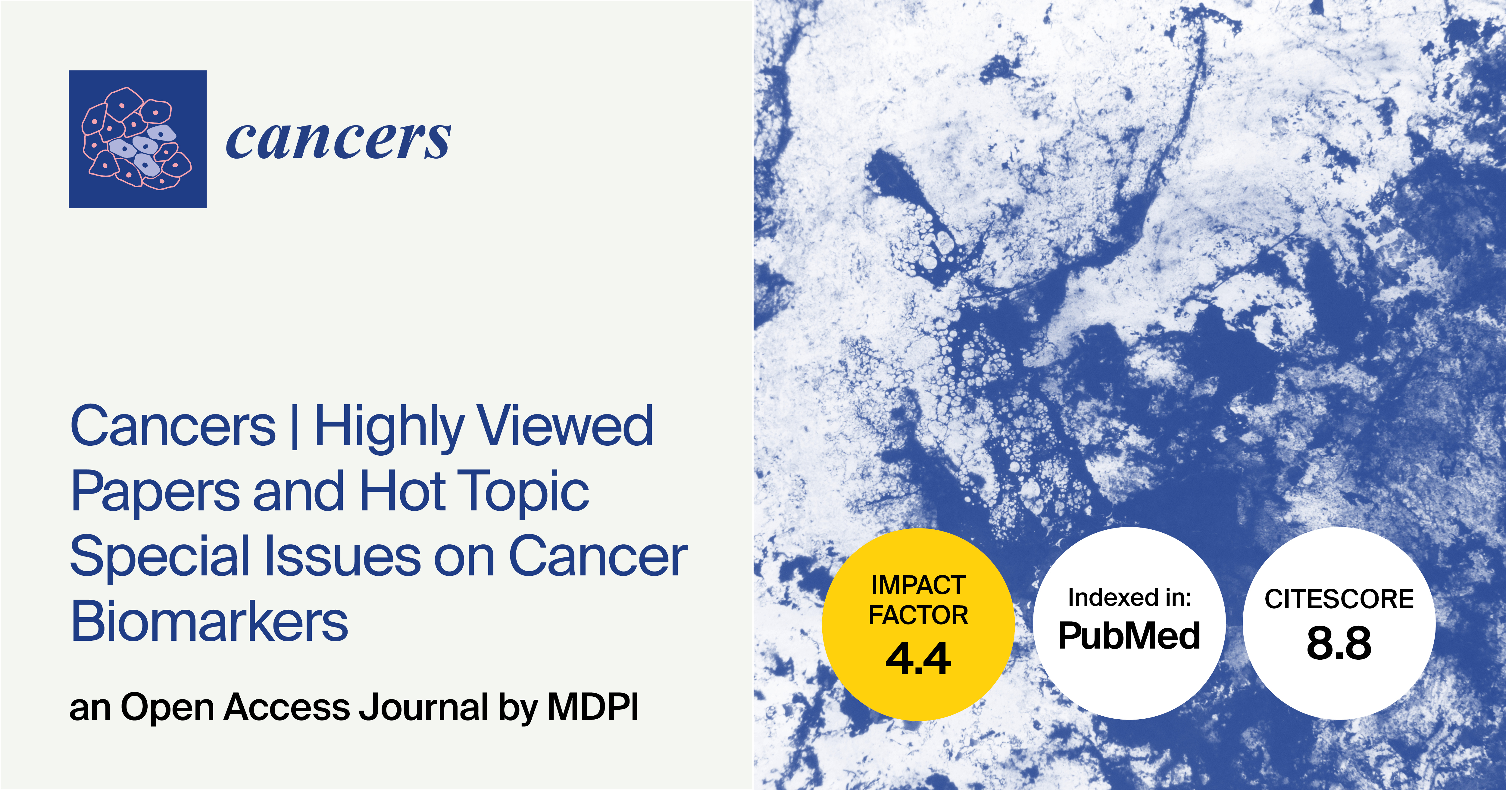 Cancers | Highly Viewed Papers and Hot Topic Special Issues on Cancer Biomarkers