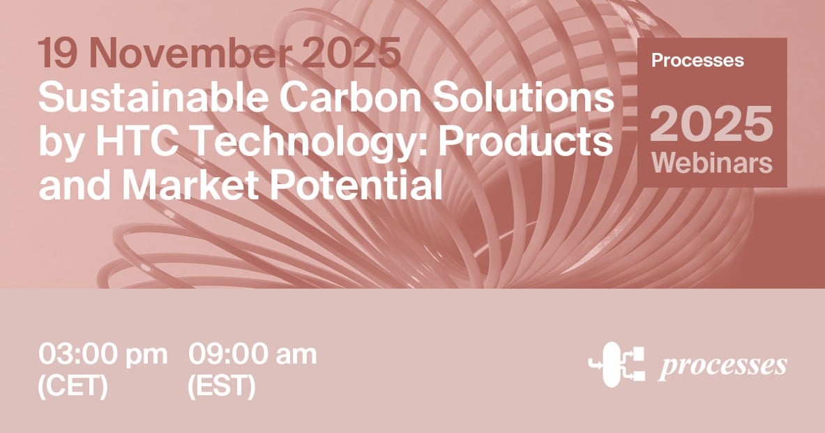 Processes Webinar | Sustainable Carbon Solutions by HTC Technology: Products and Market Potential, 19 November 2025