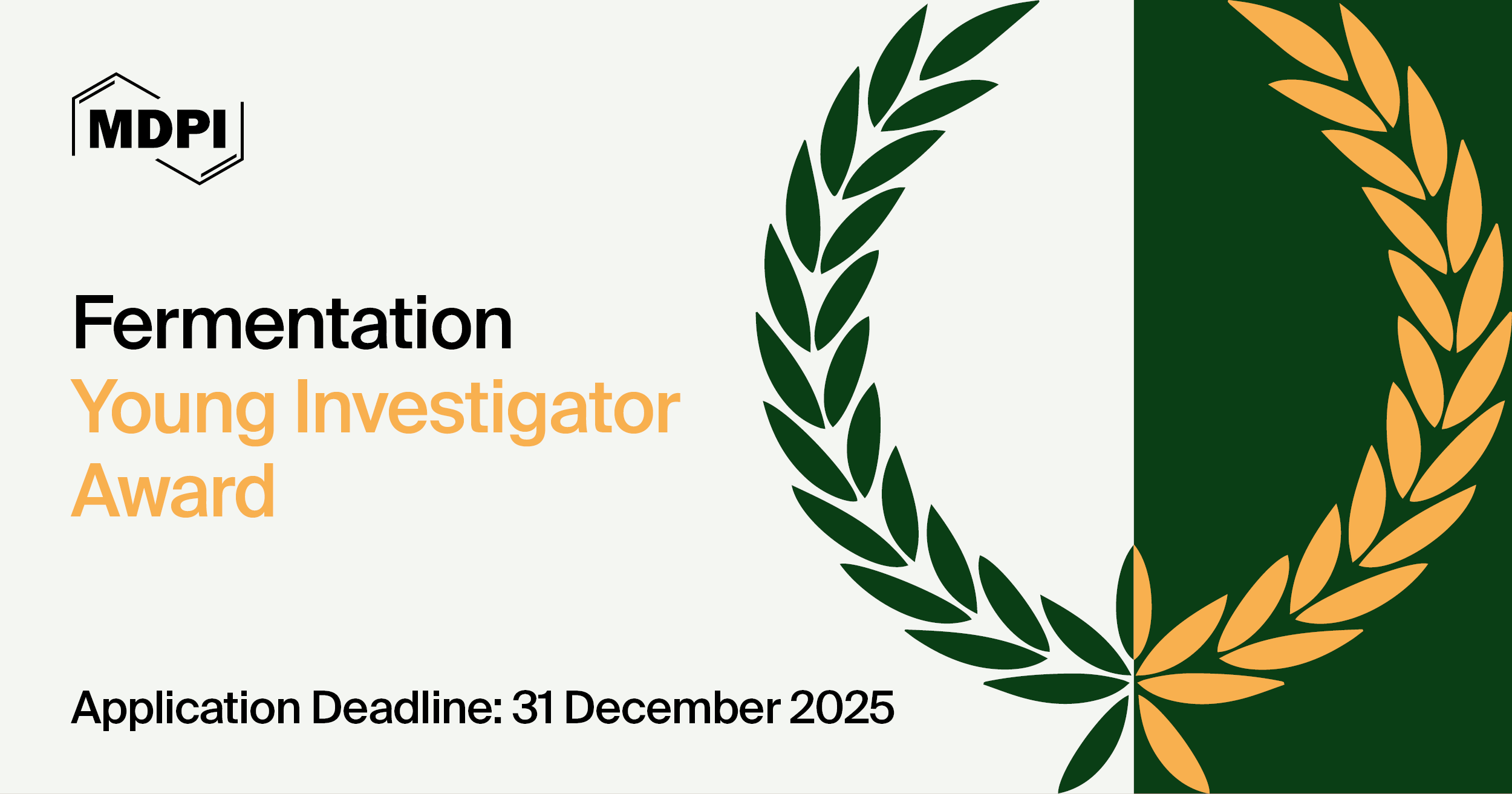 Fermentation Young Investigator Award—Open for Nominations