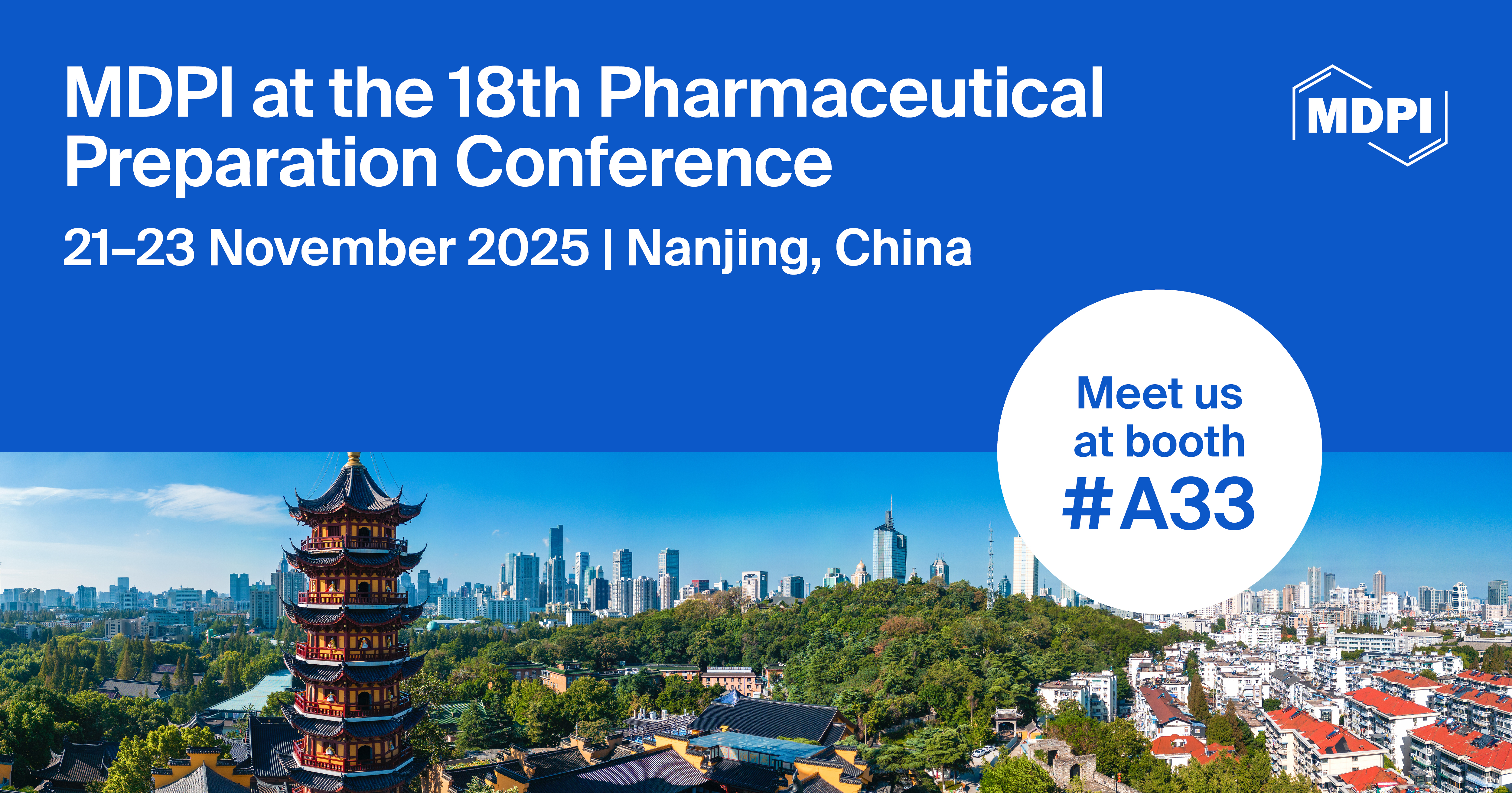 Meet Us at the 18th China Pharmaceutical Preparation Conference, 21–23 November 2025, Nanjing, China