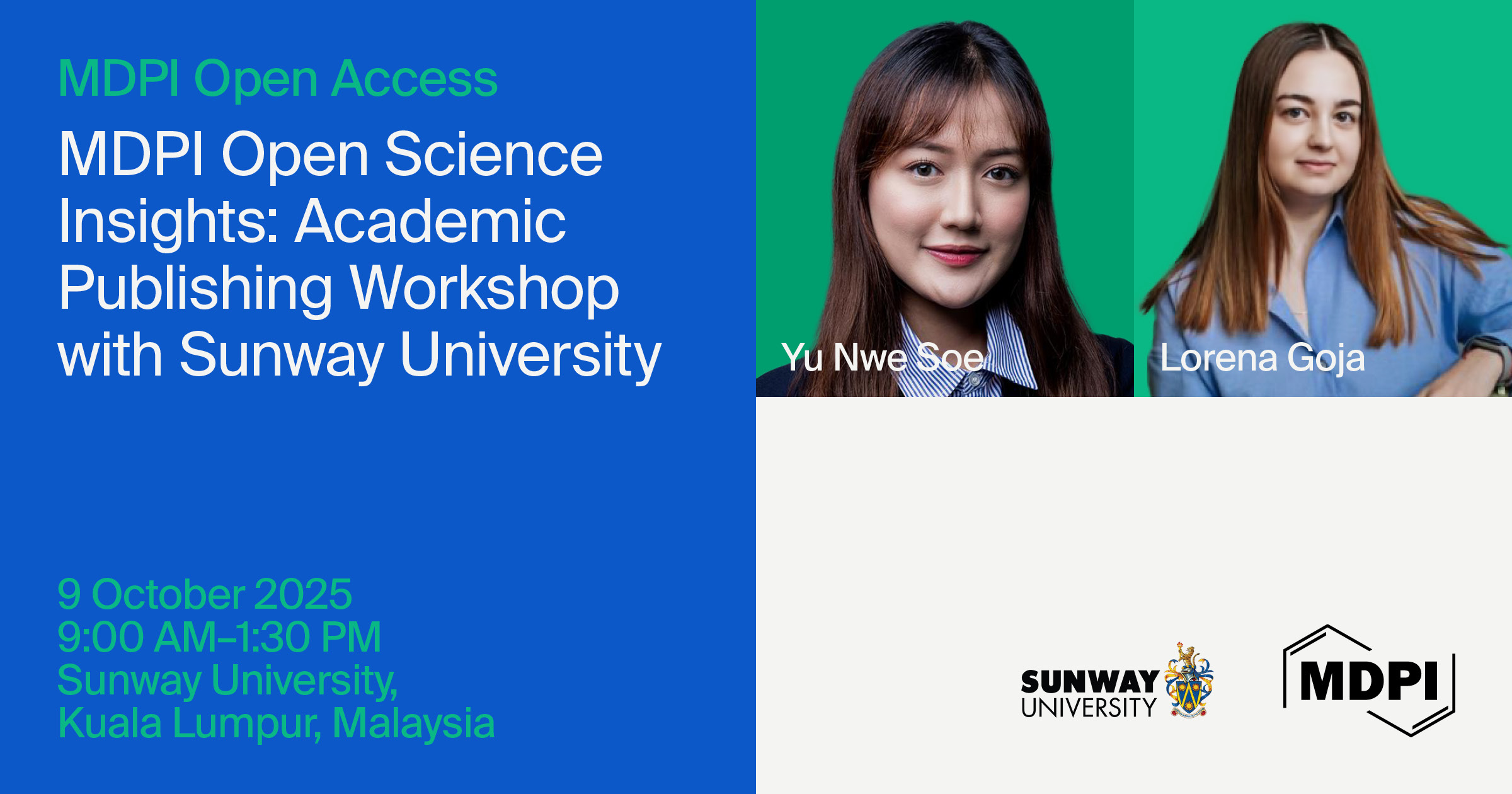 Academic Publishing Workshop with Sunway University Held on 9 October 2025, Kuala Lumpur, Malaysia