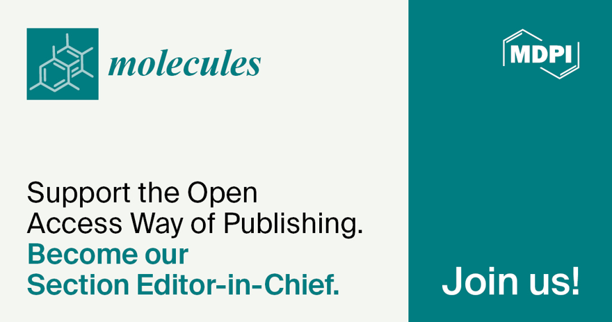 <strong><em>Molecules</em> | Recruiting Section Editor-in-Chief for the &ldquo;Computational and Theoretical Chemistry&rdquo; Section</strong>