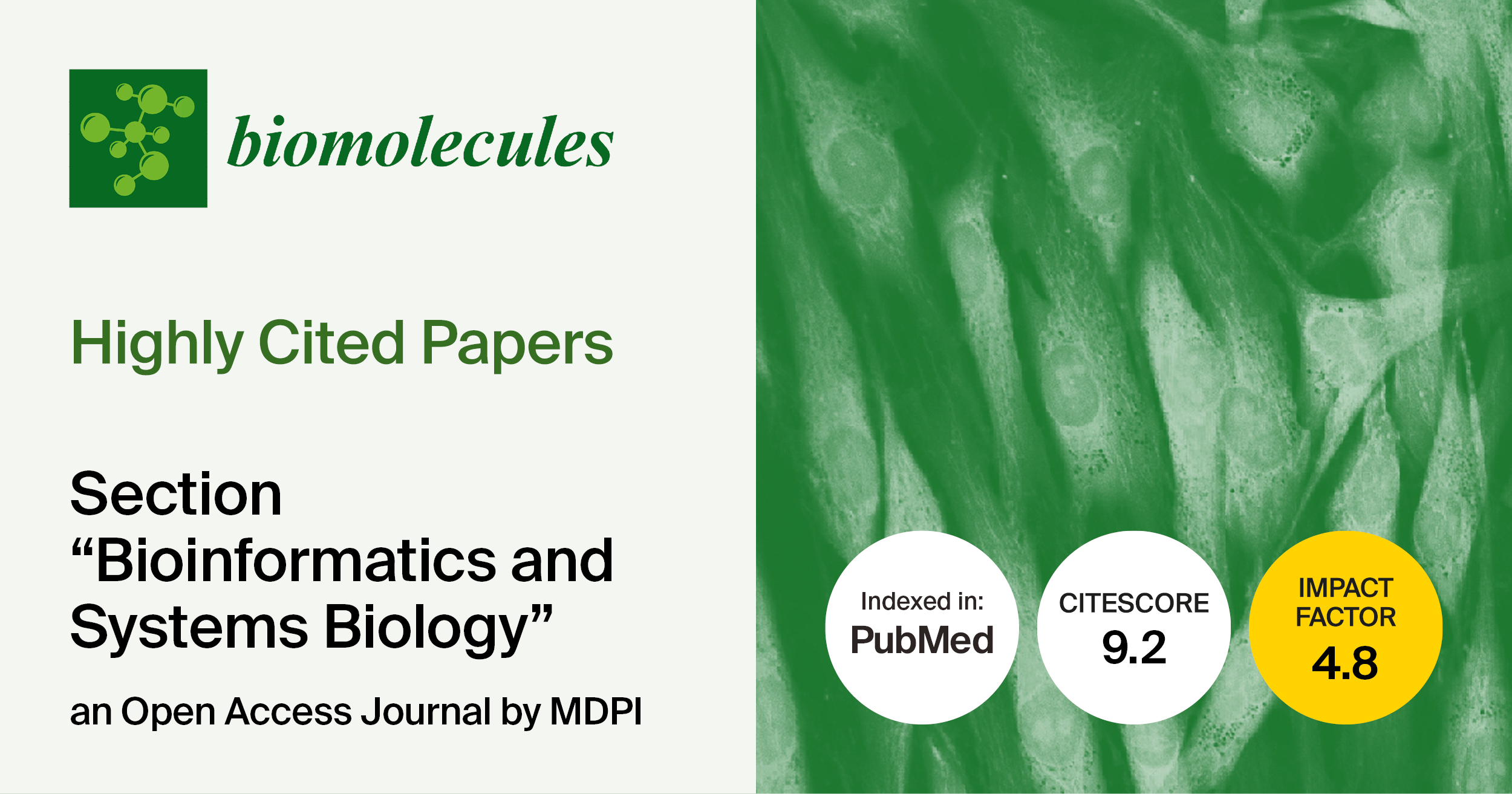 <strong><em>Biomolecules </em>| Highly Cited Papers in 2024&ndash;2025 in the &ldquo;Bioinformatics and Systems Biology&rdquo; Section</strong>