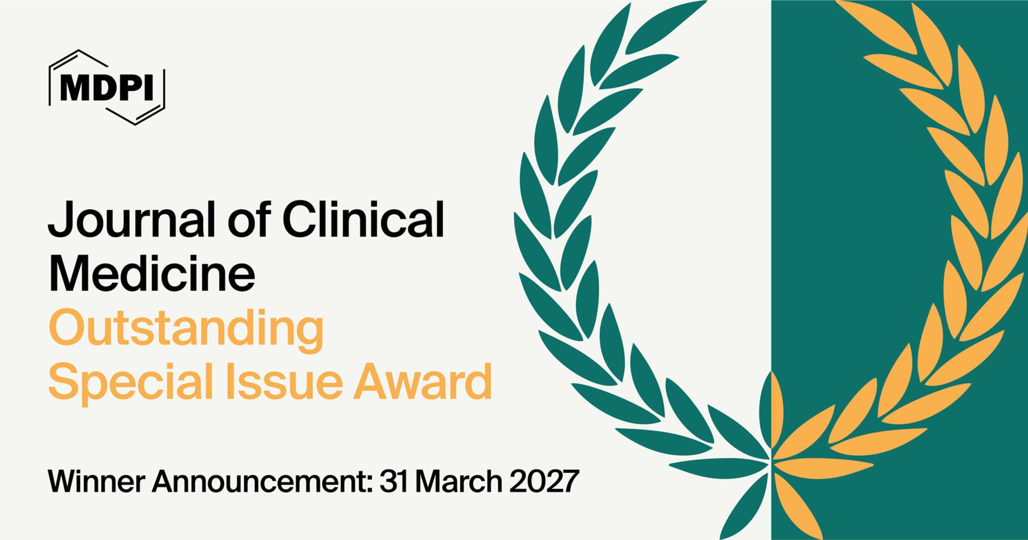 <em>Journal of Clinical Medicine</em> Outstanding Special Issue Award