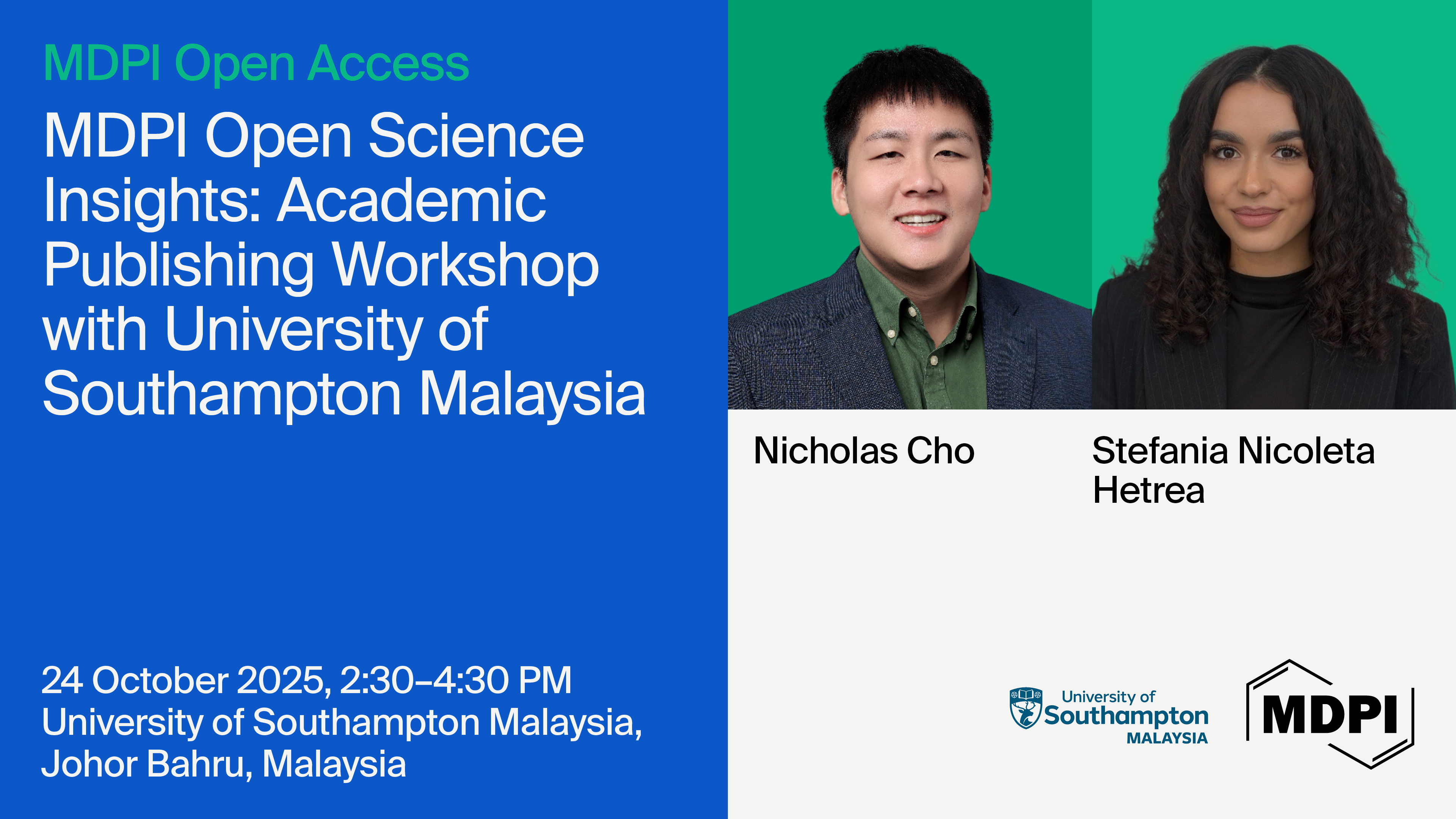 <strong>Academic Publishing Workshop with University of Southampton Malaysia Held on 24 October 2025, Johor Bahru, Malaysia</strong>