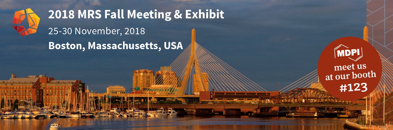 Meet Us at MRS Fall Meeting in Boston, USA, 25–30 November 2018
