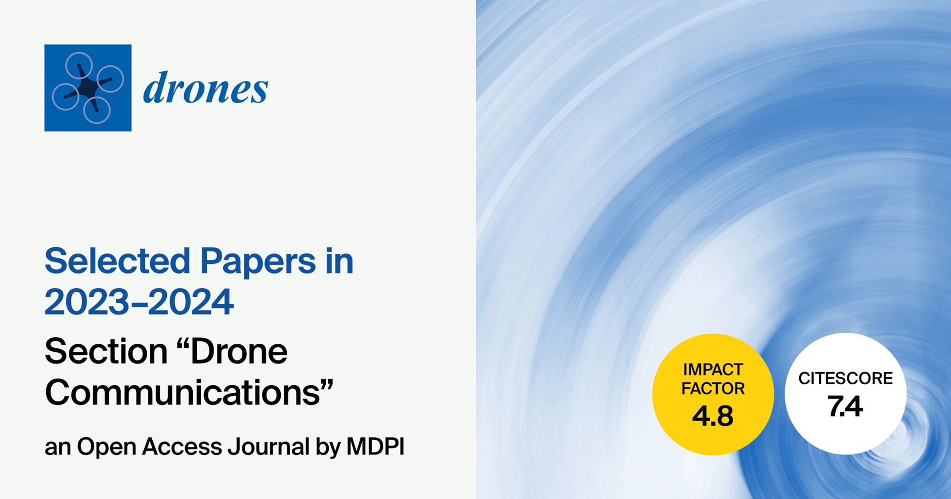 Drones | Selected Papers in 2023–2024 in the “Drone Communications” Section