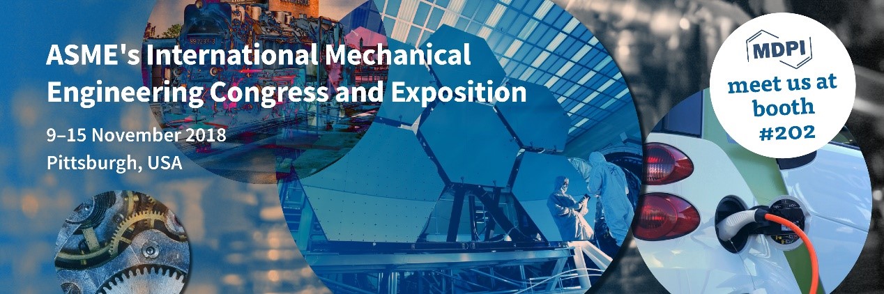 Meet Us at ASME's International Mechanical Engineering Congress and Exposition in Pittsburgh, USA (9–15 November 2018)