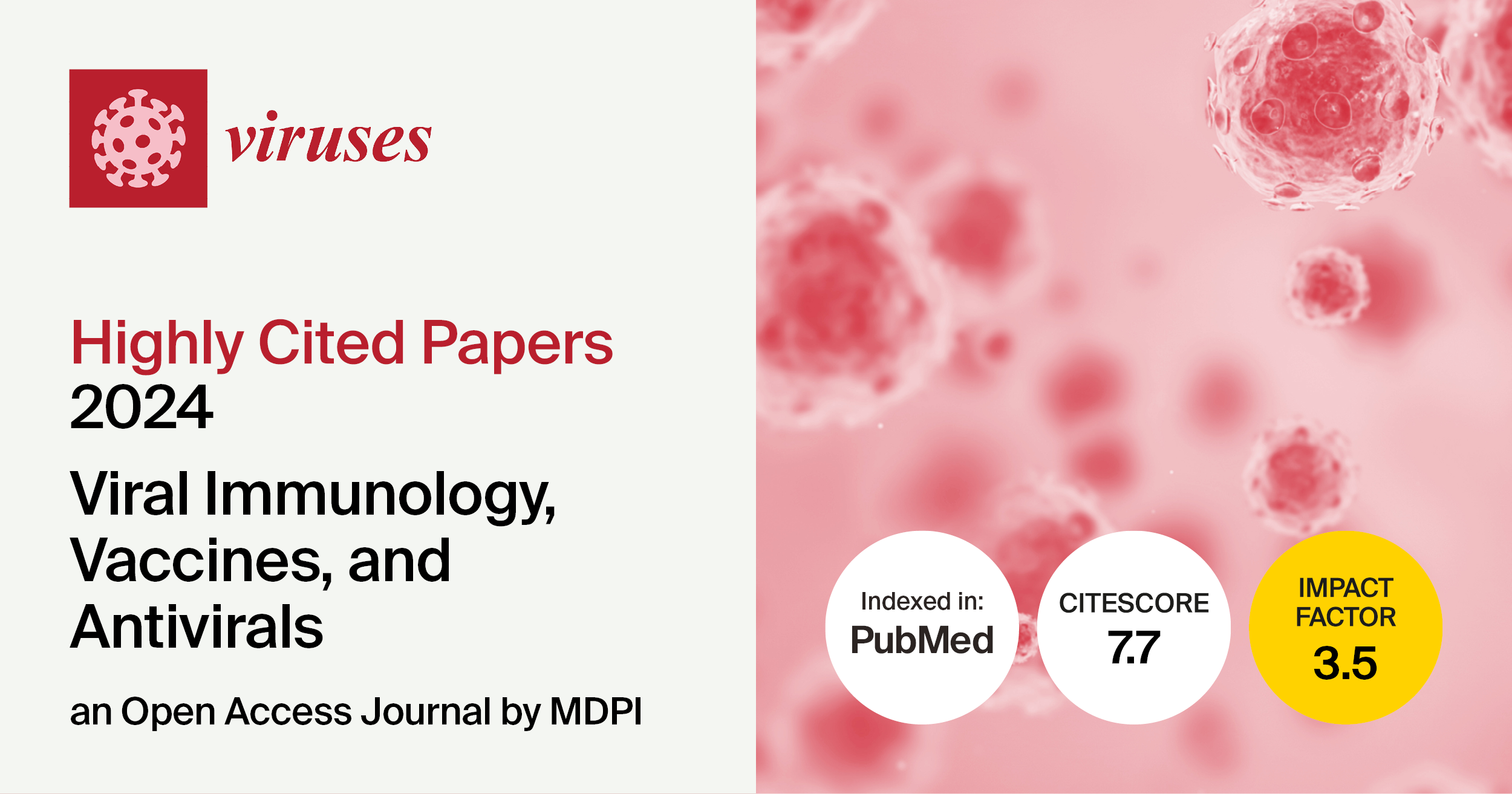 Viruses | Highly Cited Papers Published in 2024 in the “Viral Immunology, Vaccines, and Antivirals” Section