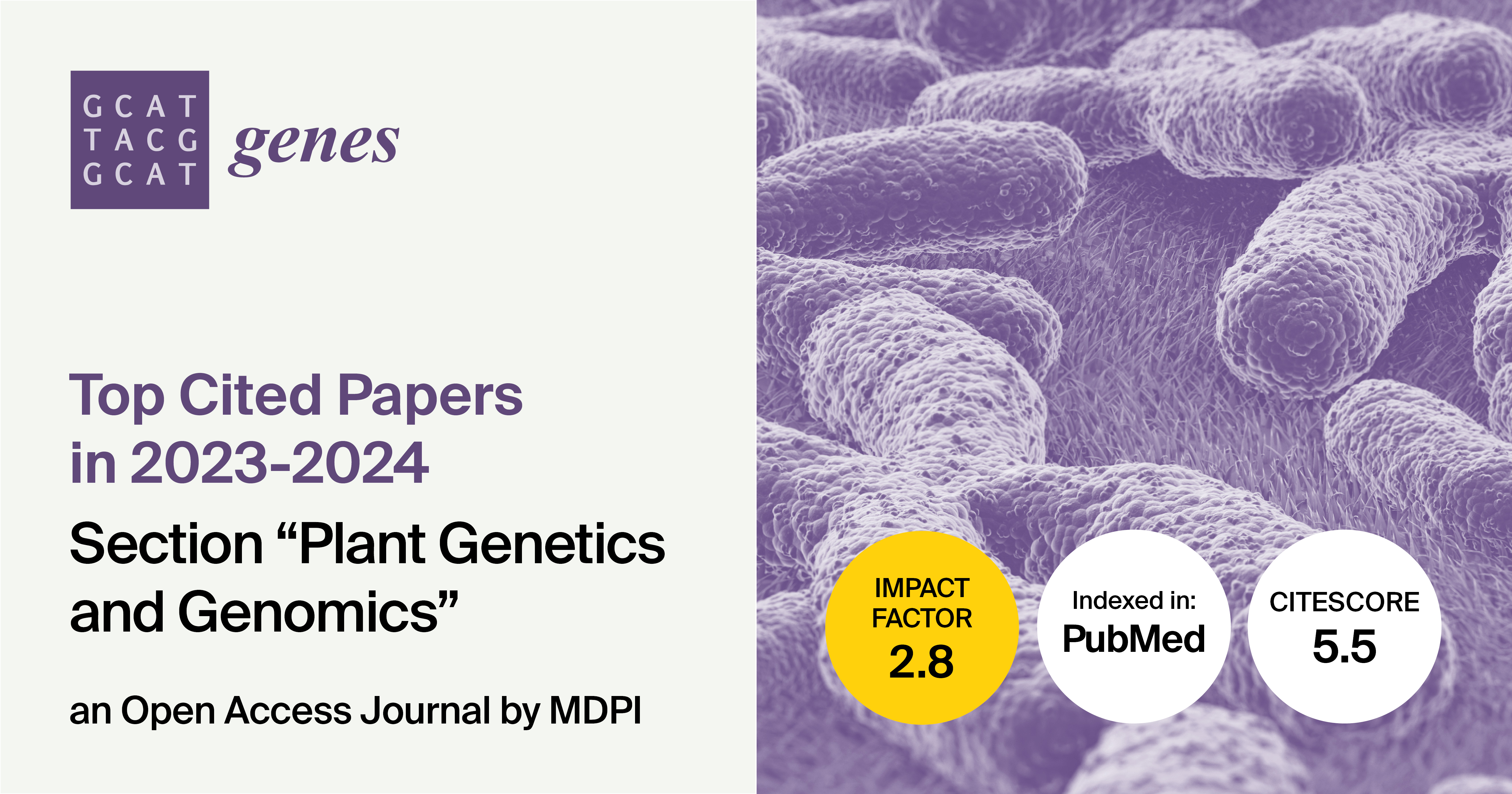 Genes | Top Cited Papers Published in 2023–2024 in the “Plant Genetics and Genomics” Section