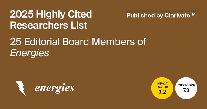Editorial Board Members from Energies Featured in the Highly Cited Researchers 2025 List Published by Clarivate